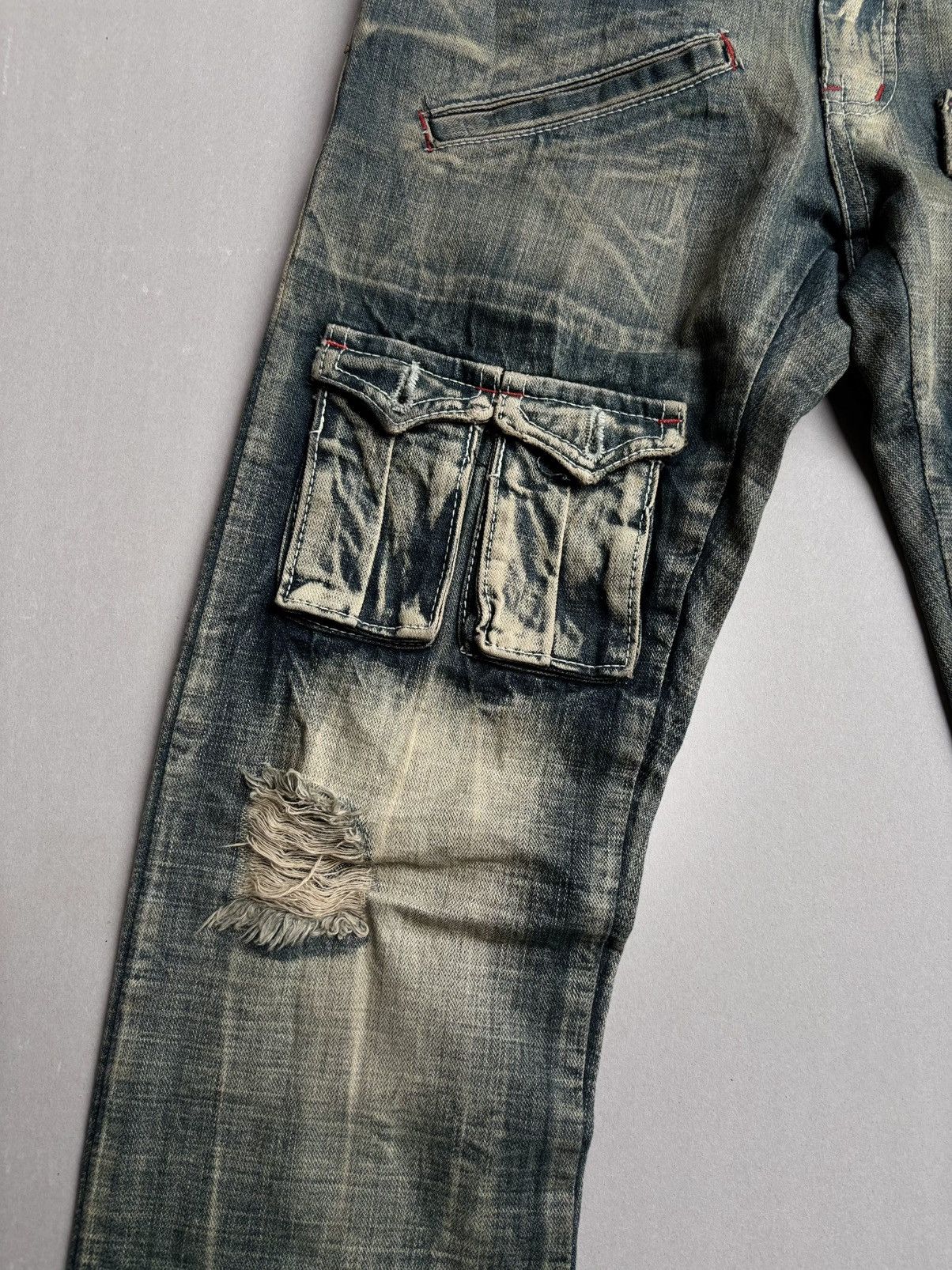 Japanese Brand Glad news flare jeans Size US 29 - 3 Thumbnail