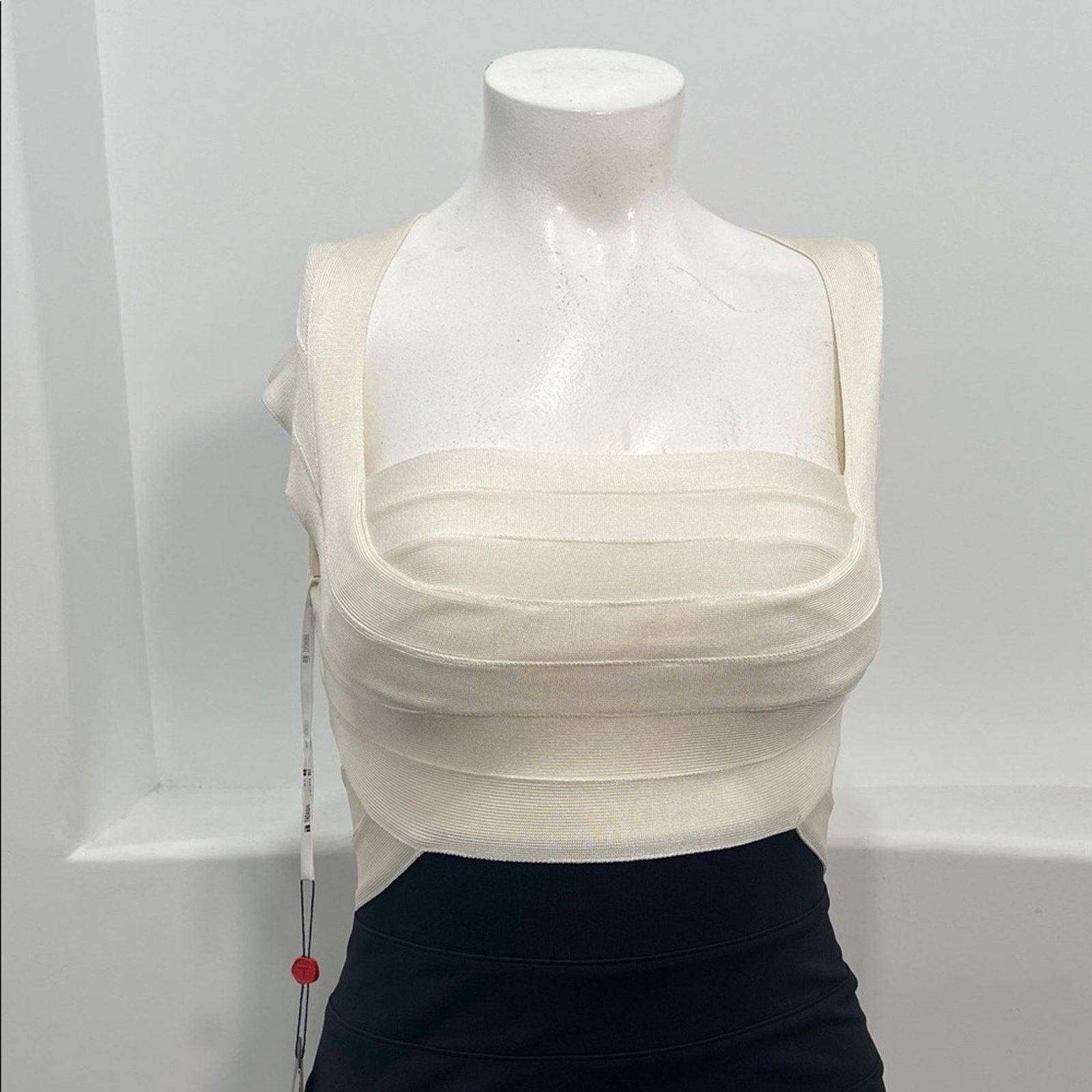 Other Tadashi Collection Women’s Cream Black Bandage Dress Size M Size M / US 6-8 / IT 42-44 - 5 Thumbnail