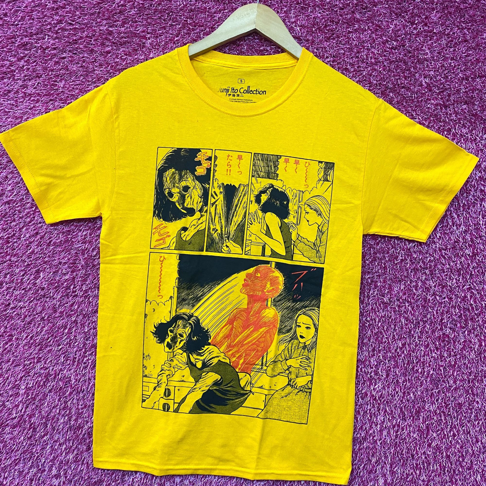 Anime Junji Ito Collection Flesh Colored Horror Manga Panel T-Shir Size US S / EU 44-46 / 1 - 3 Thumbnail