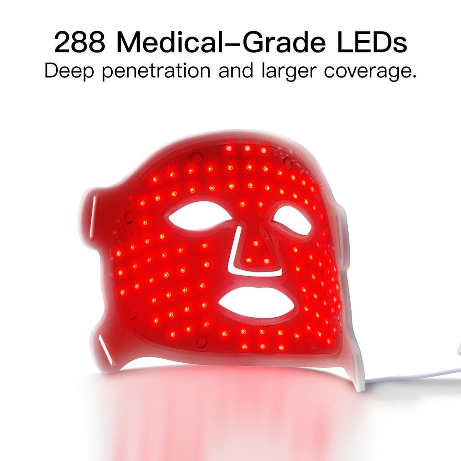 Other Megelin LED Light Therapy Face Mask - 7 Colors LED Lights Size ONE SIZE - 9 Thumbnail