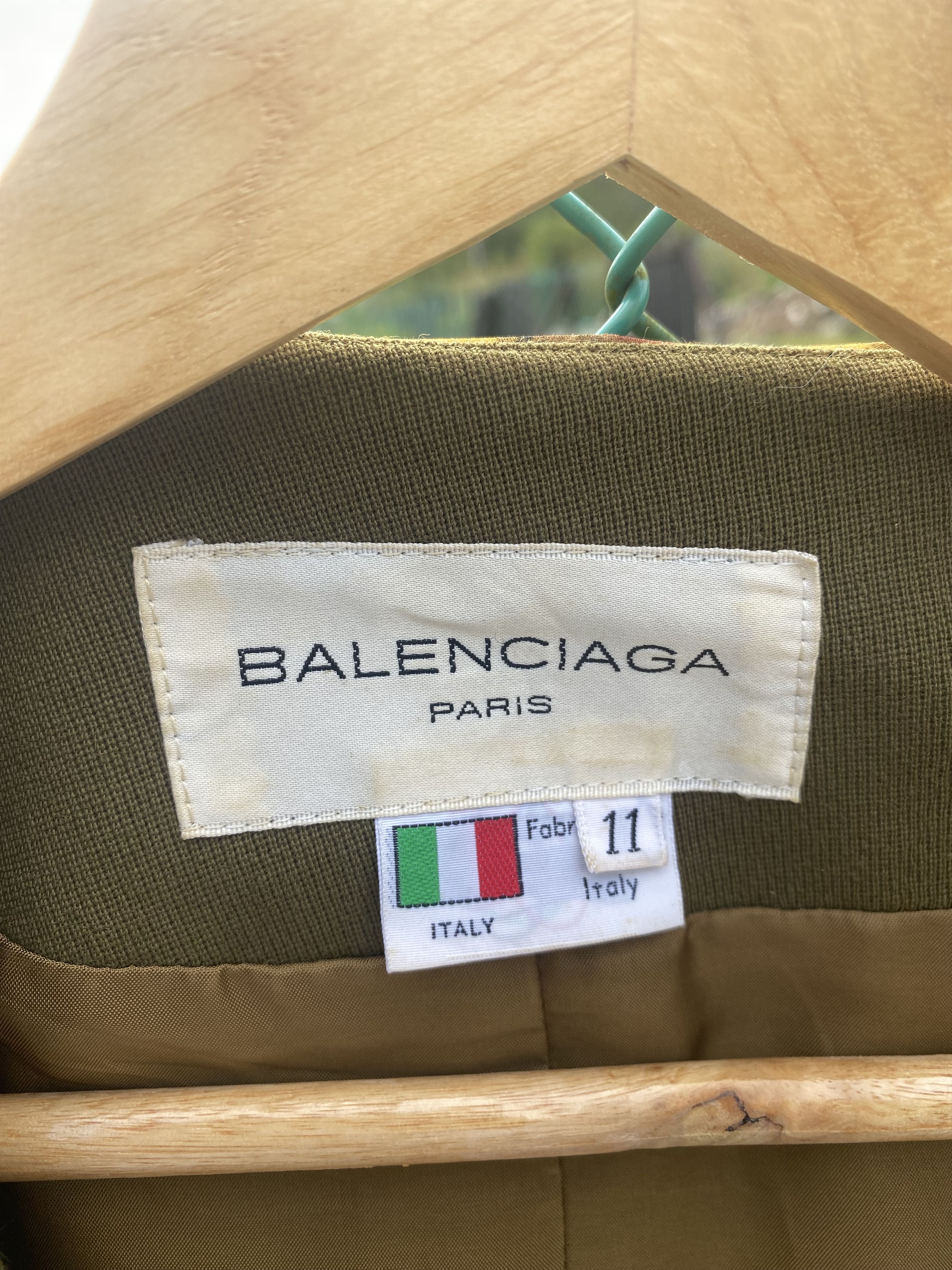 Balenciaga Vintage Balenciaga blazer jacket Size M / US 6-8 / IT 42-44 - 9 Thumbnail