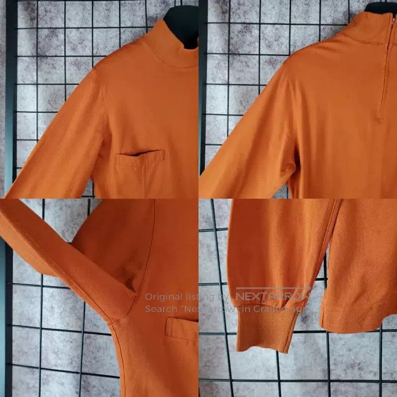 Dior Dior Long Sleeve Cotton Top in Deep Orange . Size M / US 6-8 / IT 42-44 - 7 Thumbnail