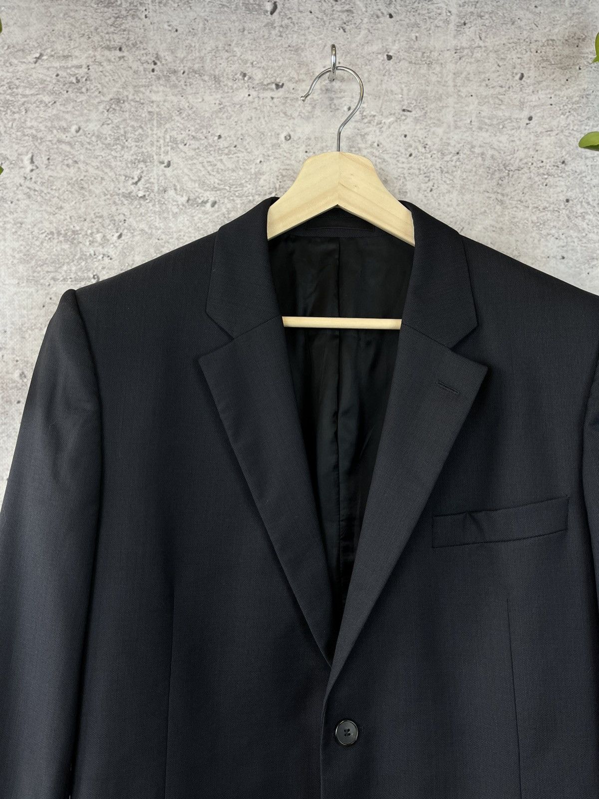 Givenchy Givenchy - dark navy suit blazer jacket France luxury 52 Size 52S - 3 Thumbnail