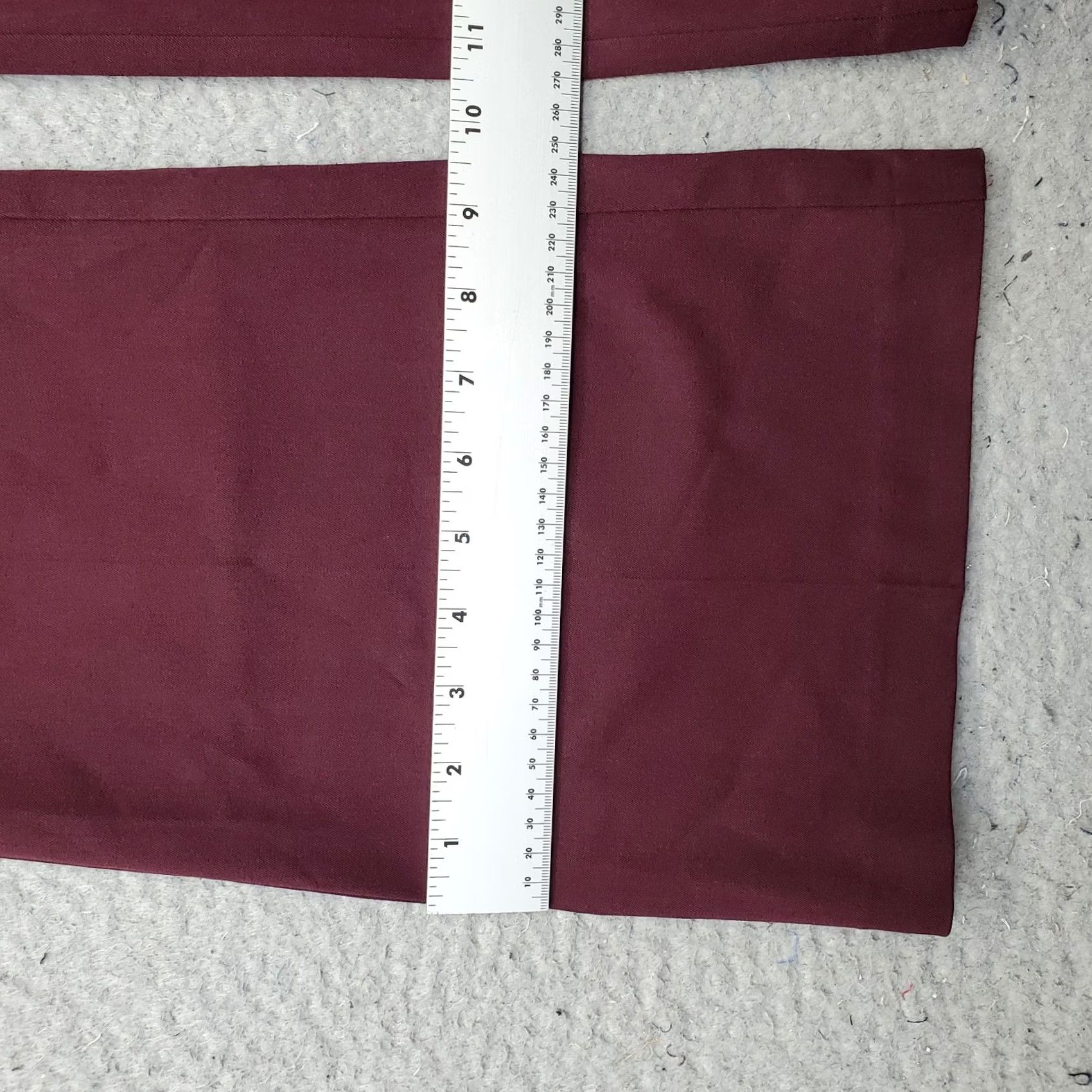 Loft LOFT The Sutton Ankle Flare Pants Womens 2 Burgundy Stretch Regular Flat Front Pants Womens 2 Burgundy LOFT Size 26" / US 2 / IT 38 - 5 Thumbnail