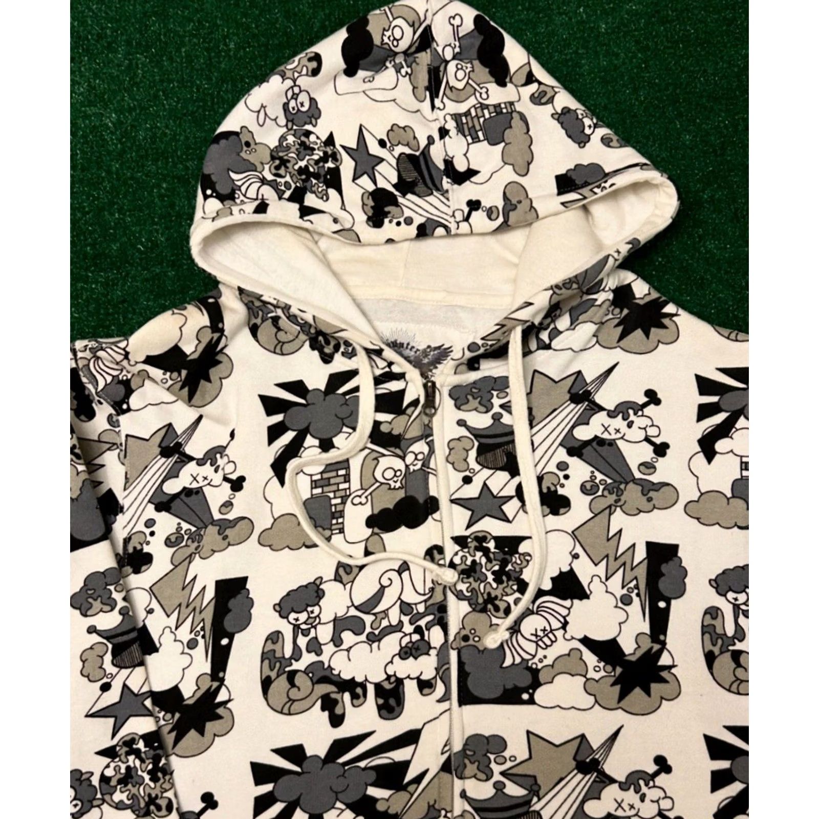 Gloverall VINTAGE Counter Intelligence Hoodie Jacket Mens XL Hip Hop Y2K All Over Print Size US XL / EU 56 / 4 - 2 Thumbnail