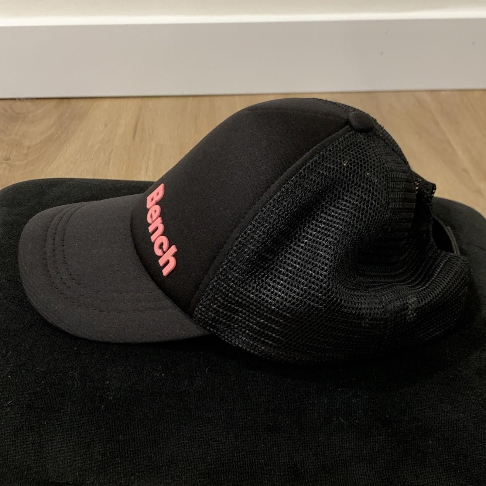 Pink Bench Women’s Trucker Cap Black Pink Logo Adjustable NWOT Size ONE SIZE - 3 Thumbnail