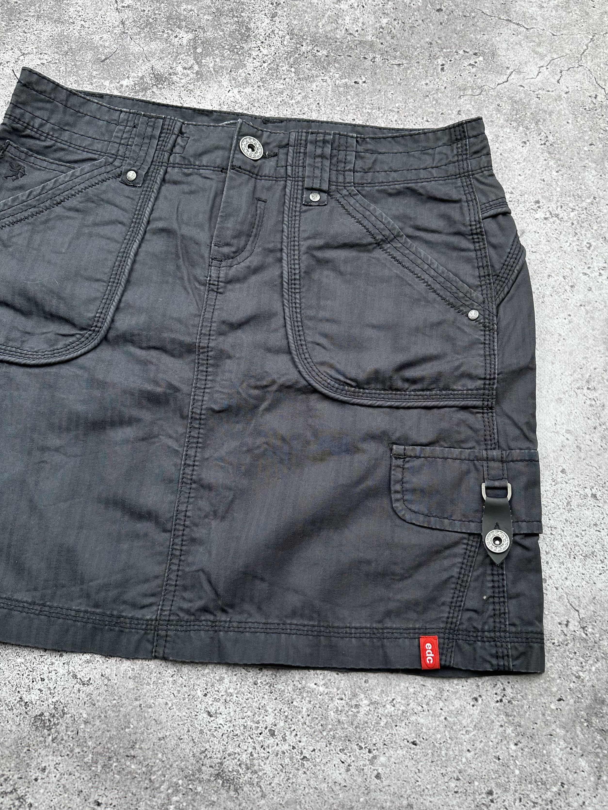 Japanese Brand Vintage Cargo Mini Skirt C174(V639)(E8) Size 27" / US 4 / IT 40 - 3 Thumbnail