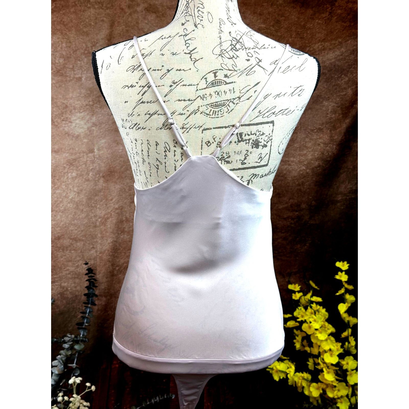 ASTR The Label Drape Front Satin V Back Astr The Label Bodysuit Champagne S Size S / US 4 / IT 40 - 13 Thumbnail