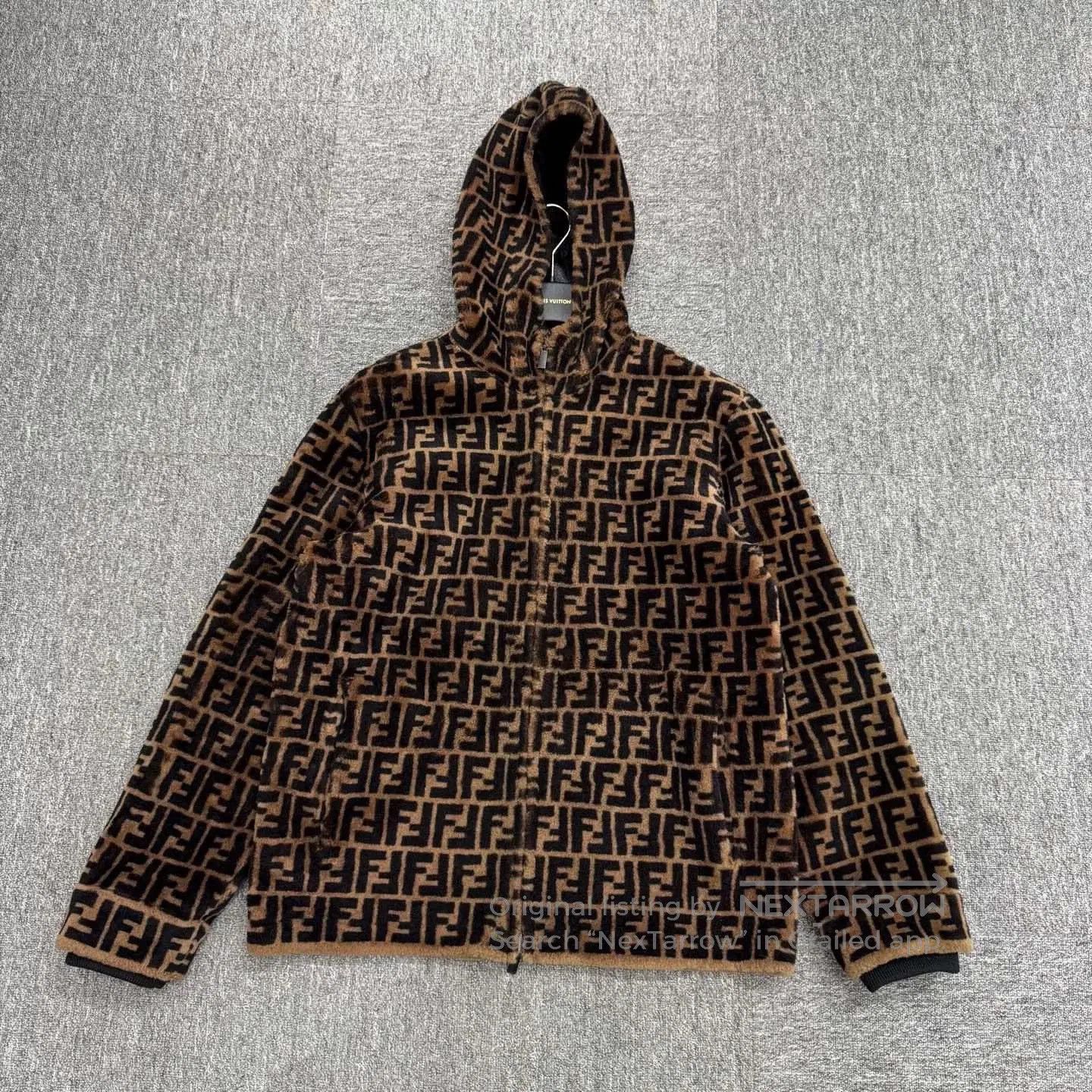 Fendi Fendi Double Sided Leather Jacket with Hood. Size US L / EU 52-54 / 3 - 1 Thumbnail