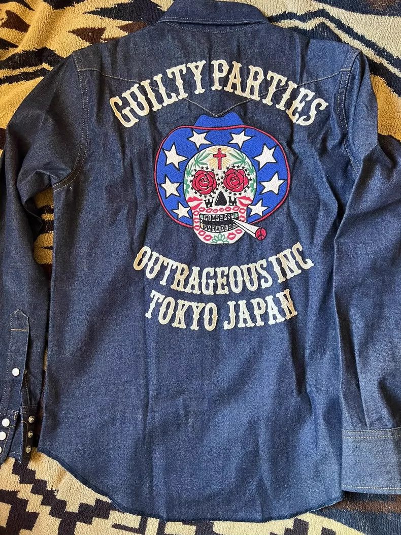 Wacko Maria Wacko maria Embroidered denim shirt, large classic embroid Size US S / EU 44-46 / 1 - 6 Thumbnail