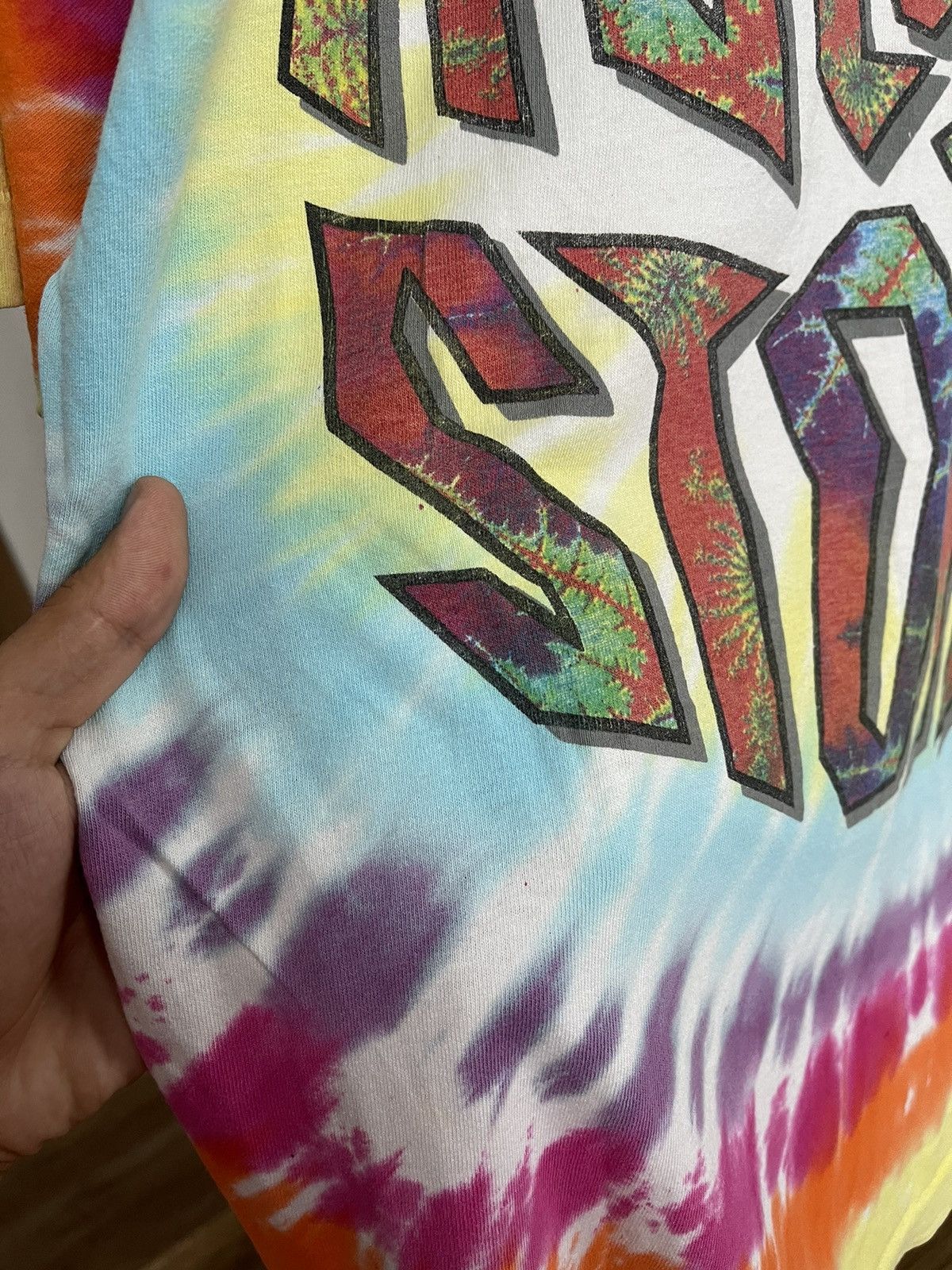 Band Tees 1994 The Rolling Stones Vintage Psychedelic T-Shirt Tee Band Size US XL / EU 56 / 4 - 17 Thumbnail