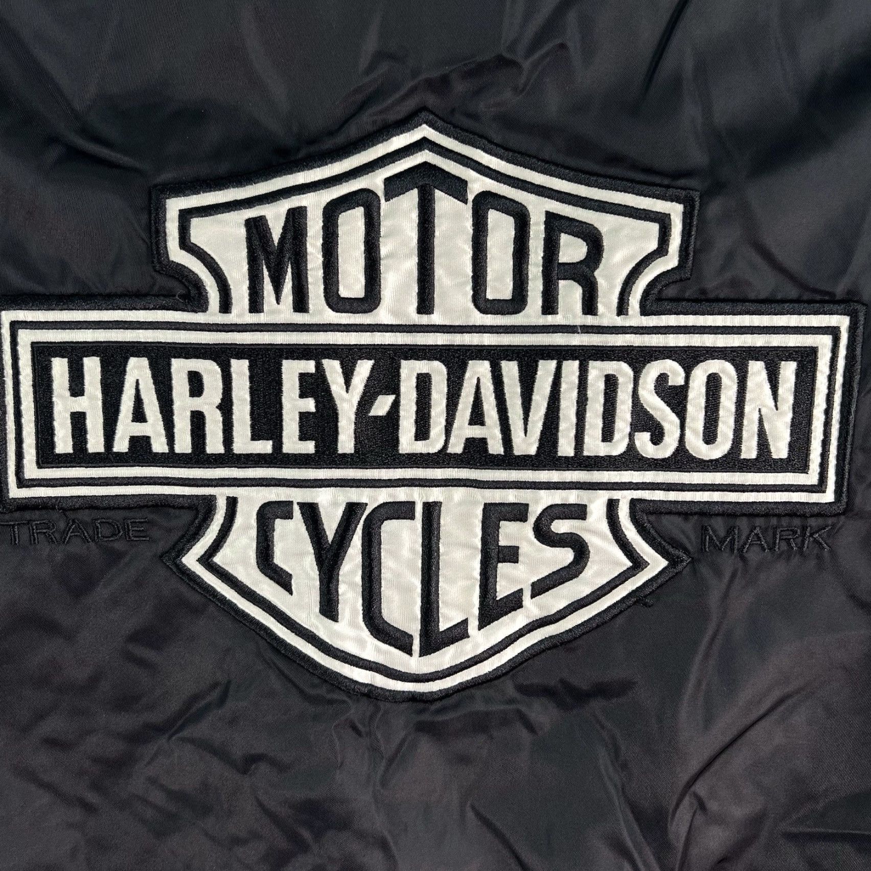 Harley Davidson Harley-Davidson Light Quilted Nylon Embroidered Jacket Men’s S Black USA Size US S / EU 44-46 / 1 - 5 Thumbnail