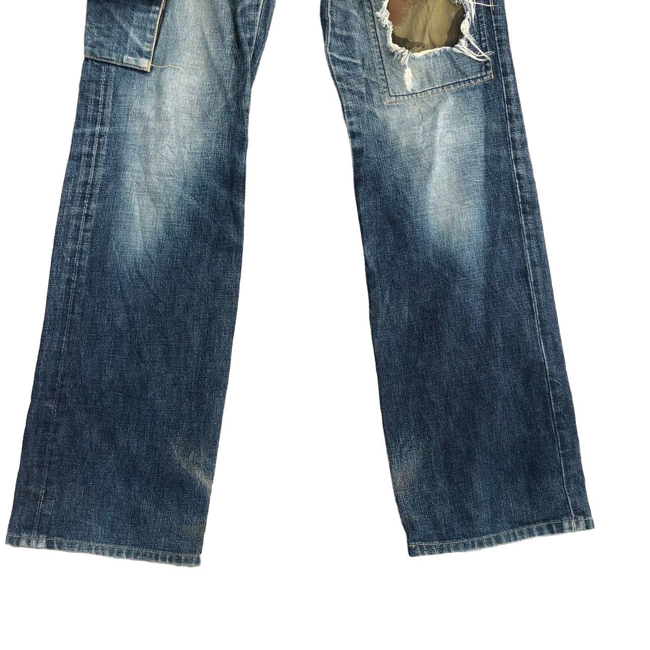 ABAHOUSE × Japanese Brand VINTAGE ABAHOUSE DISTRESSED DENIM Size US 34 / EU 50 - 4 Thumbnail
