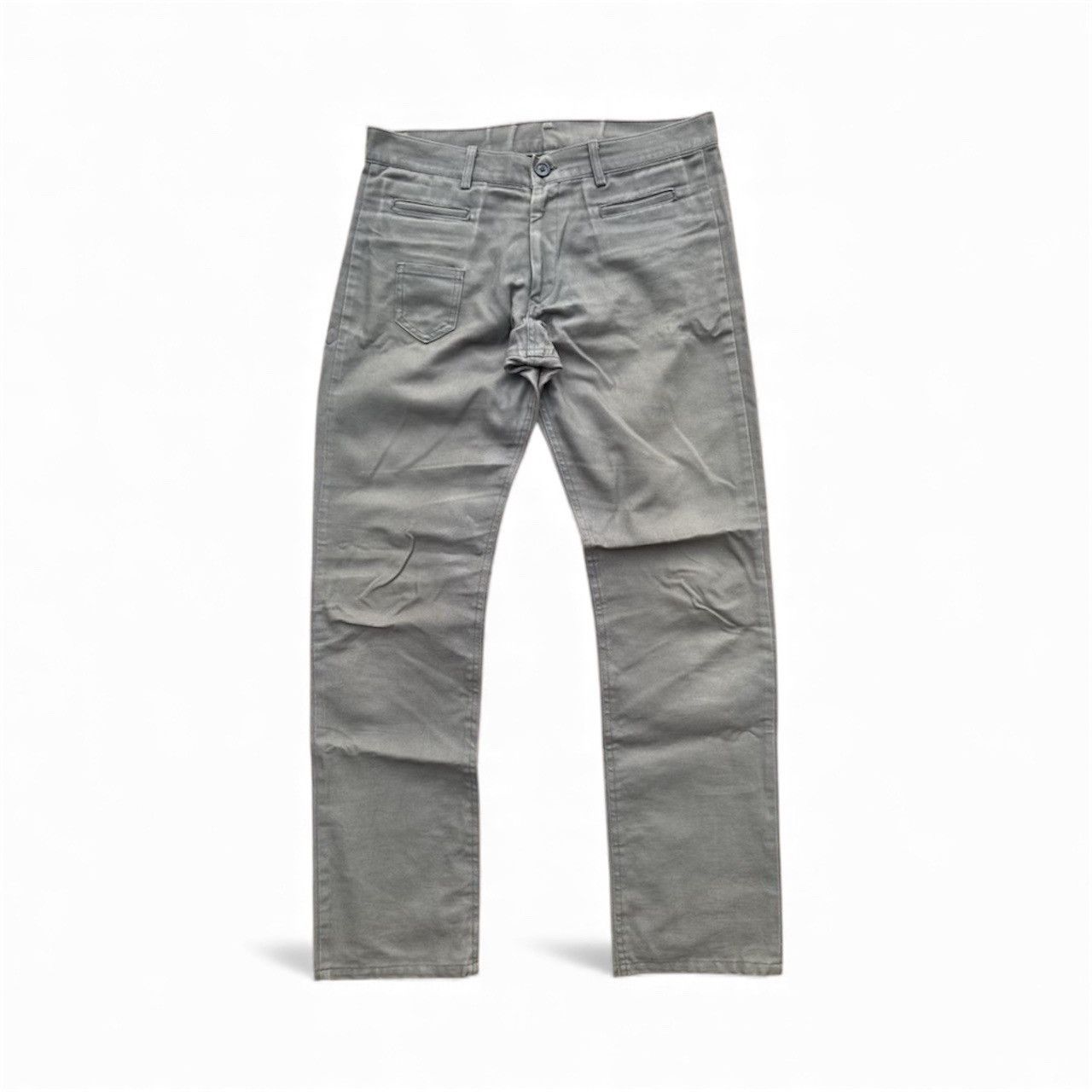 Yohji Yamamoto Y's Yohji Yamamoto Green/Grey Khaki Pockets Casual Pants Size US 31 - 1 Thumbnail