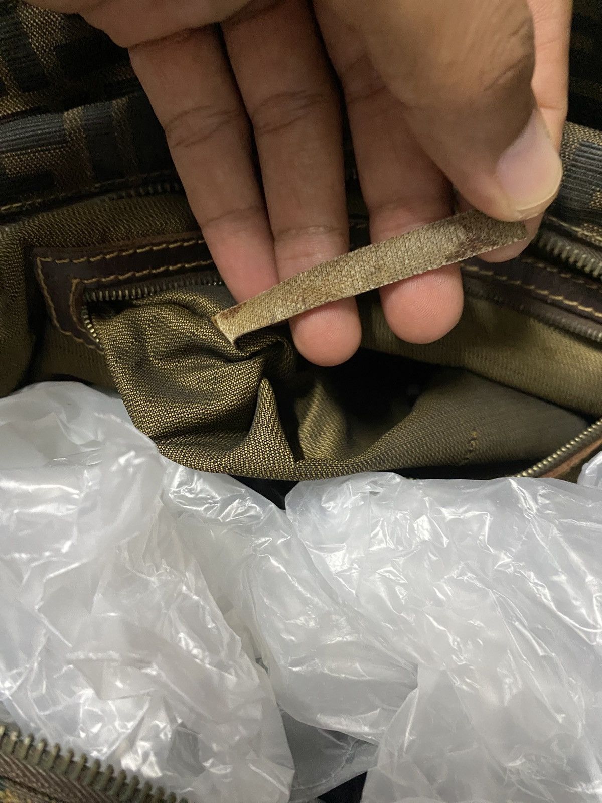 Fendi Vintage Fendi zucca monogram bag Size ONE SIZE - 11 Thumbnail