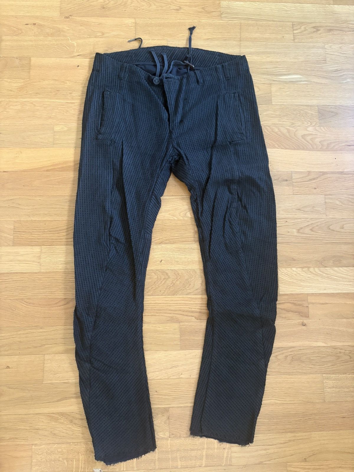 Boris Bidjan Saberi BBS collectors item perforated pants size large Size US 32 / EU 48 - 4 Thumbnail