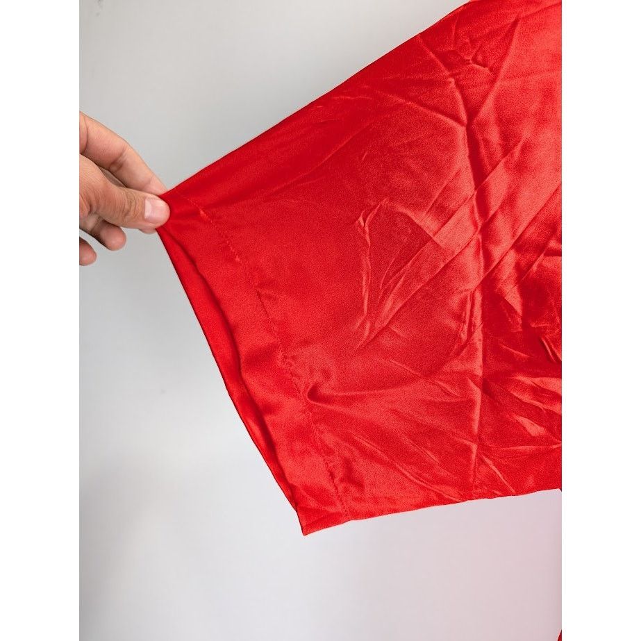 Balenciaga o1rshd1 Short Sleeve Shirt in Red Size US M / EU 48-50 / 2 - 10 Thumbnail