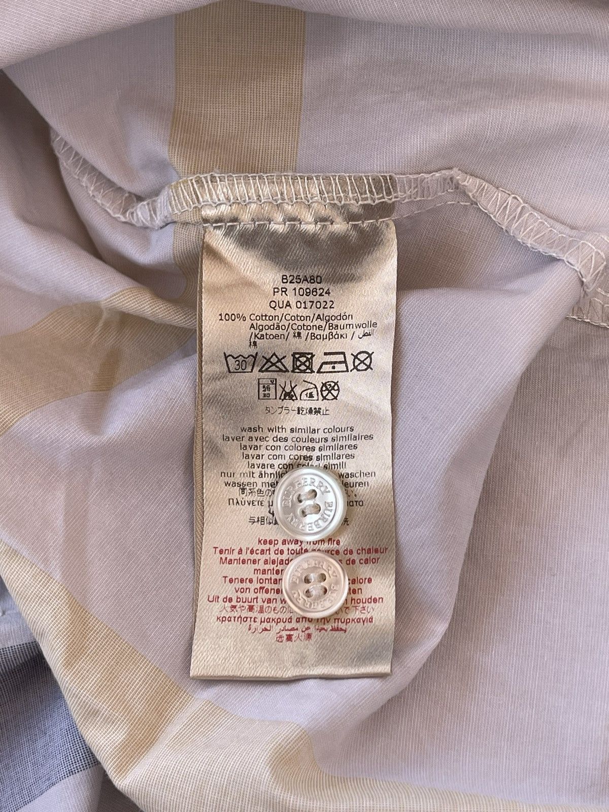 Burberry Burberry Nova Check long sleeve shirt Size US XS / EU 42 / 0 - 10 Thumbnail