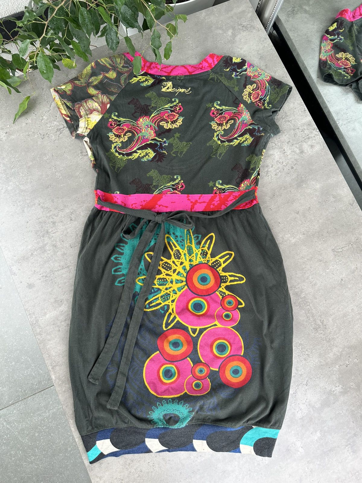 Desigual Desigual Multicolor Printed Dress Size M / US 6-8 / IT 42-44 - 7 Thumbnail