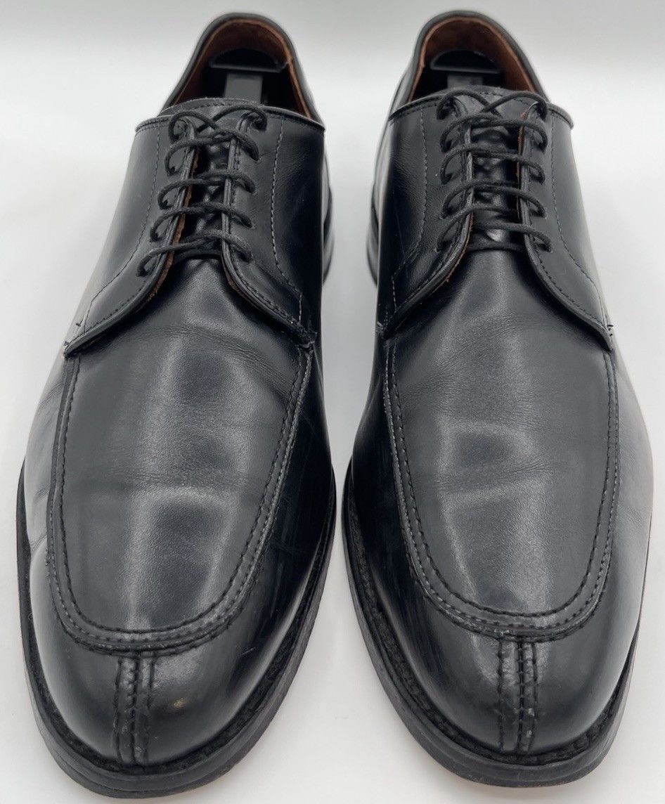 Allen Edmonds Allen Edmonds "LASALLE" Black Leather Split Toe Derby 10D Size US 10 / EU 43 - 1 Thumbnail