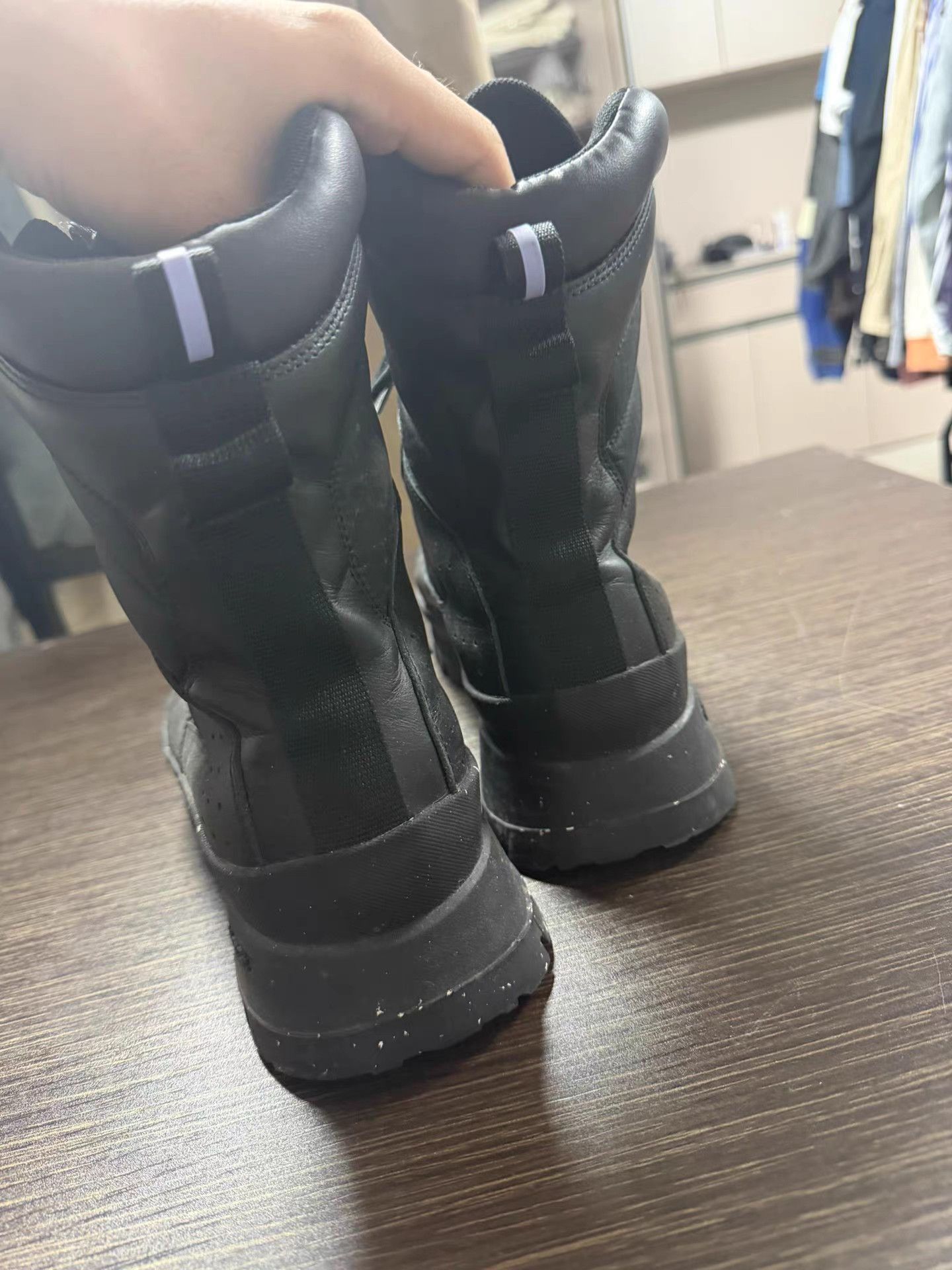 Alexander McQueen Alexander McQueen IN DUST Black Ankle Boots K18 Size US 7 / EU 40 - 2 Thumbnail