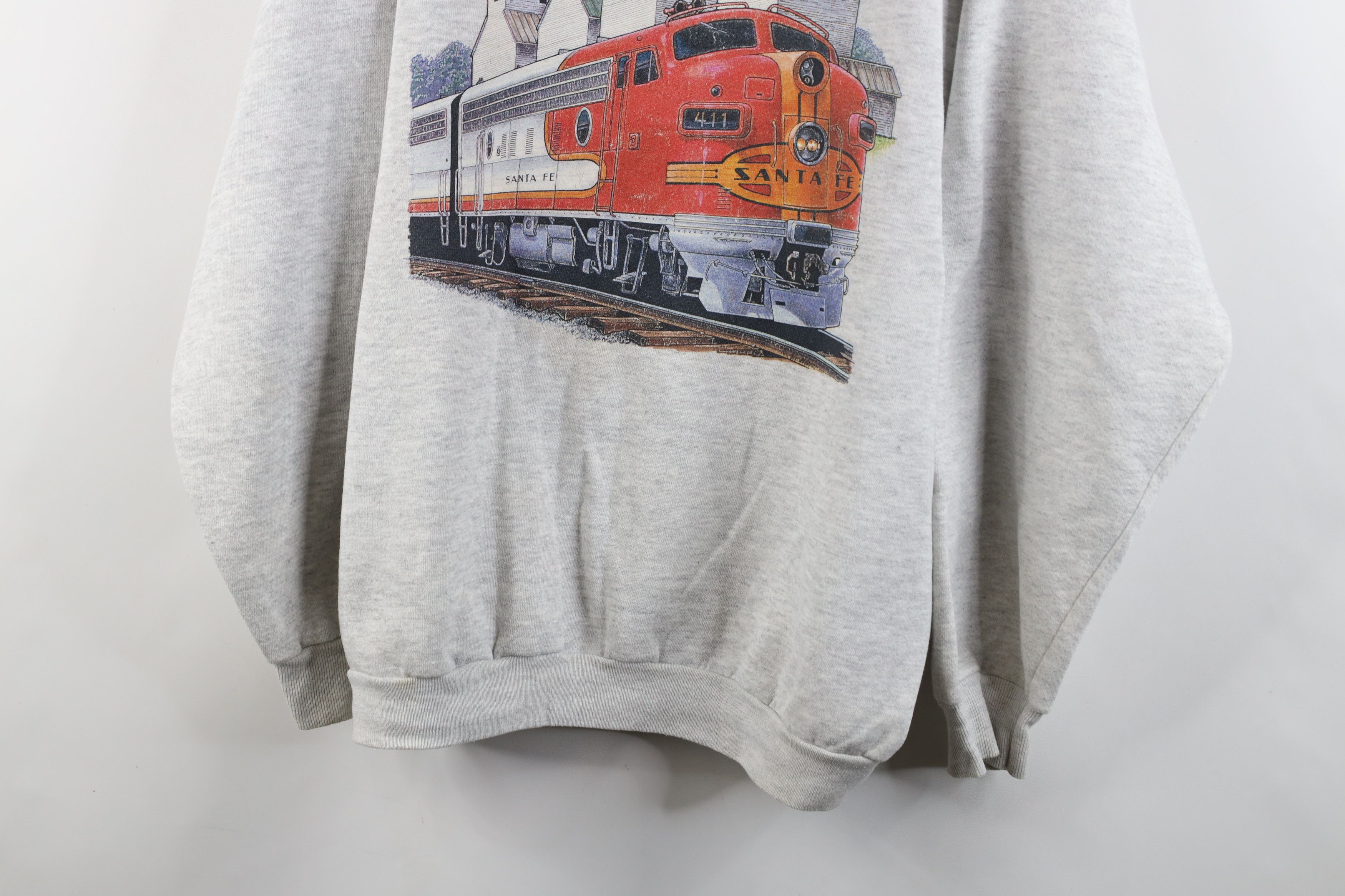 Vintage Vintage 90s Streetwear Fe Locomotive Train Sweatshirt USA Size US XXL / EU 58 / 5 - 3 Thumbnail