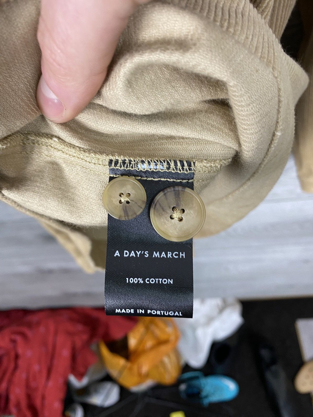 A Day's March Mens A Days March Velour Owershirt Size US XL / EU 56 / 4 - 9 Thumbnail