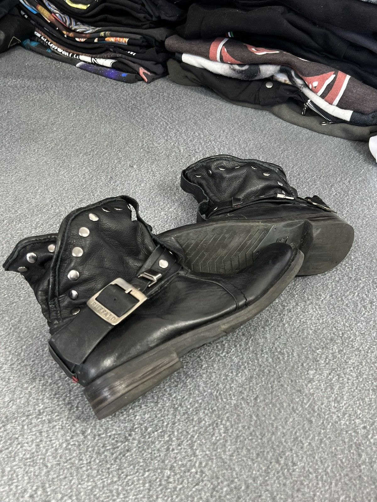 Buffalo London Buffalo Biker Leather Ankle Boots Avant Garde Japanese Size US 8 / IT 38 - 7 Thumbnail