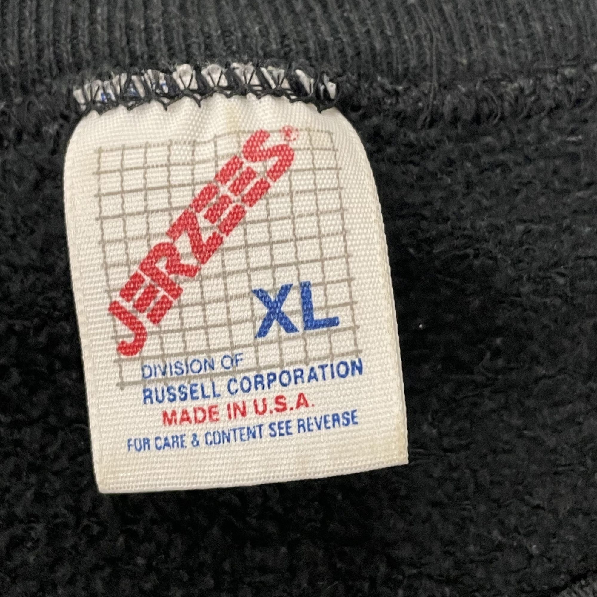 Russell Athletic Vtg Black Sweatshirt Indiana SNOWY MOUNTAIN Star Fox Size US XL / EU 56 / 4 - 4 Thumbnail
