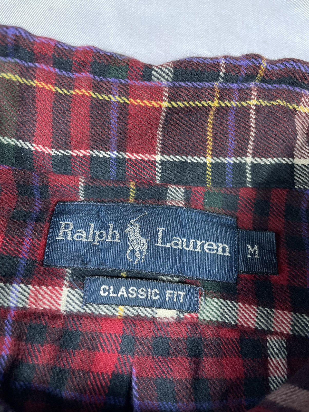 Flannel × Polo Ralph Lauren × Vintage Vintage 90s Polo Ralph Lauren flanel classic FIT Size US M / EU 48-50 / 2 - 6 Thumbnail