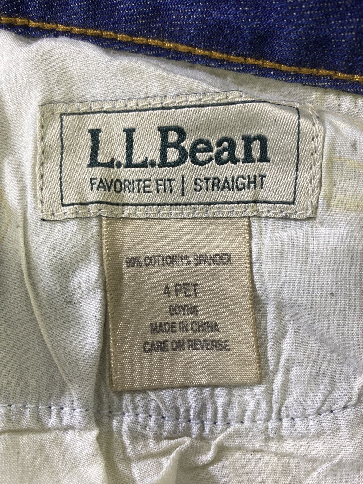 Japanese Brand × Jean × L.L. Bean L.L. Bean Blue Wash Denim - J943 Size 30" / US 8 / IT 44 - 7 Thumbnail