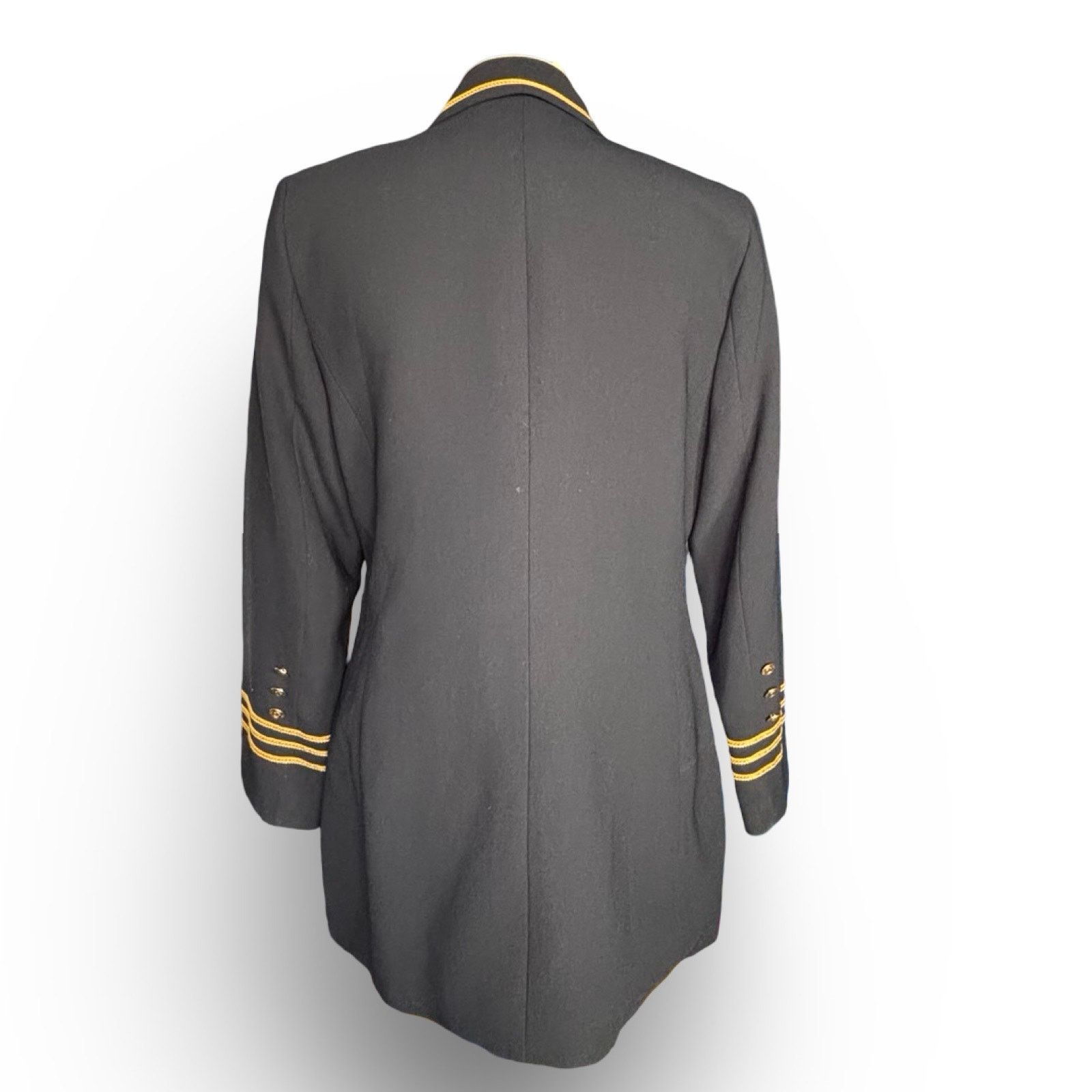 Vintage Vintage Eva Polini Nautical Navy Blazer Gold Buttons Anchor Size XL / US 12-14 / IT 48-50 - 2 Thumbnail
