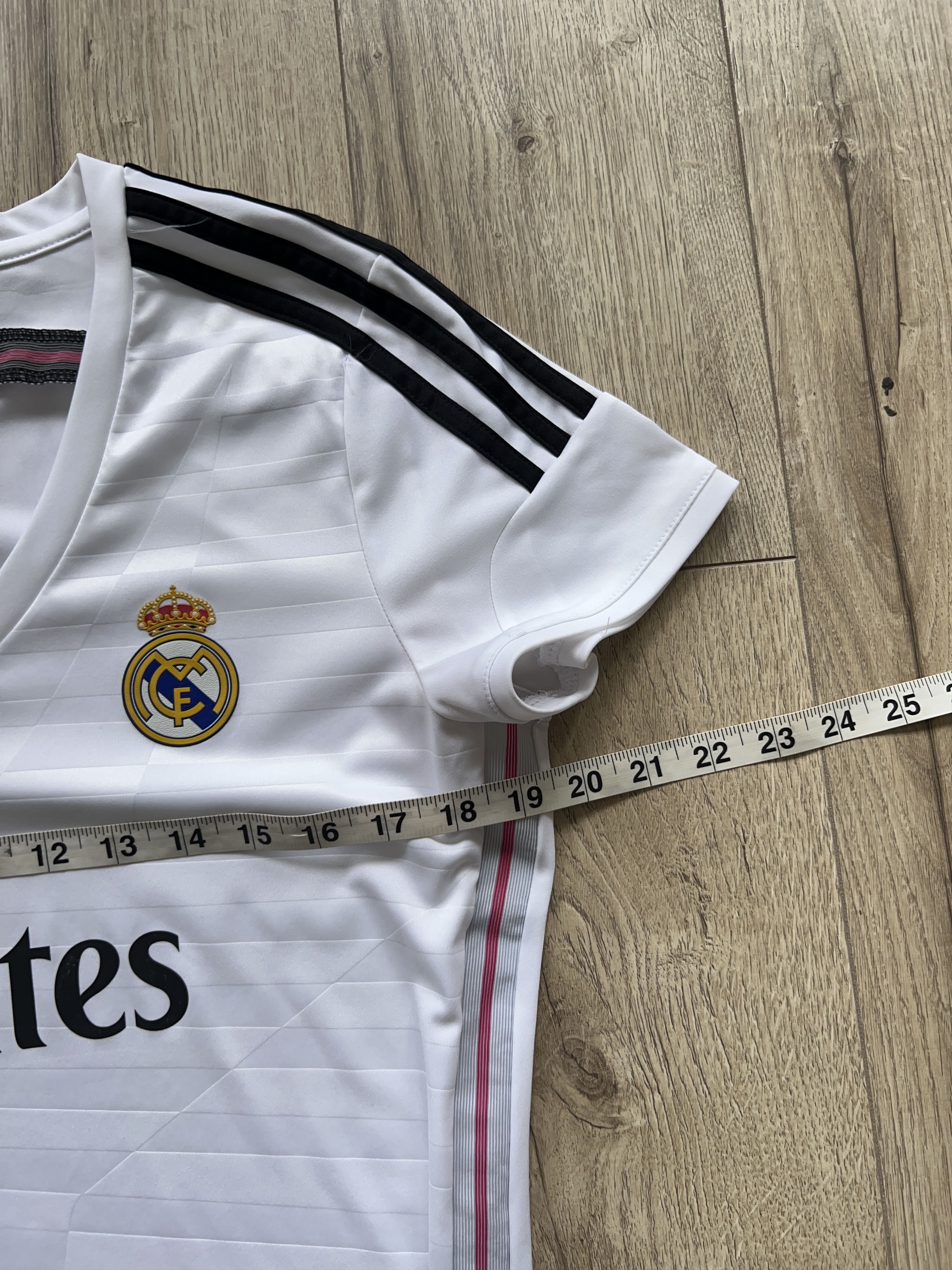 Adidas Womens 2014 2015 Home Football Soccer Jersey Shirt Size L / US 10 / IT 46 - 7 Thumbnail