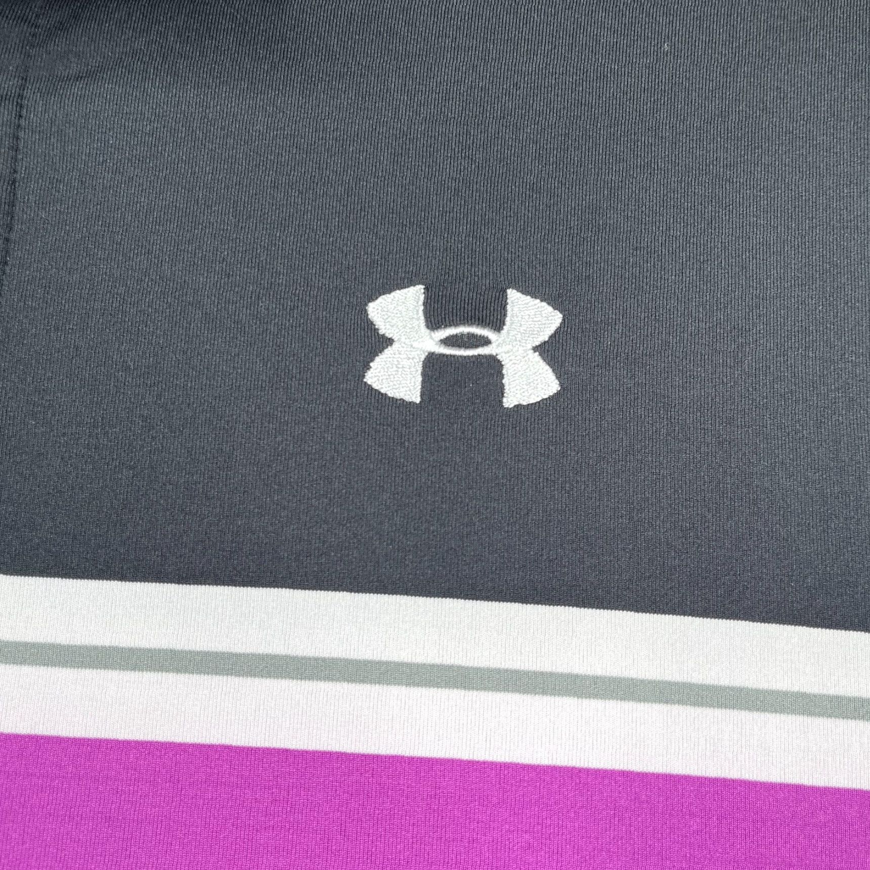 Under Armour Under Armour HeatGear Polo Shirt L Purple 2Tone Stretch Polo Shirt Mens Sports Golf 2000s Size US L / EU 52-54 / 3 - 2 Thumbnail
