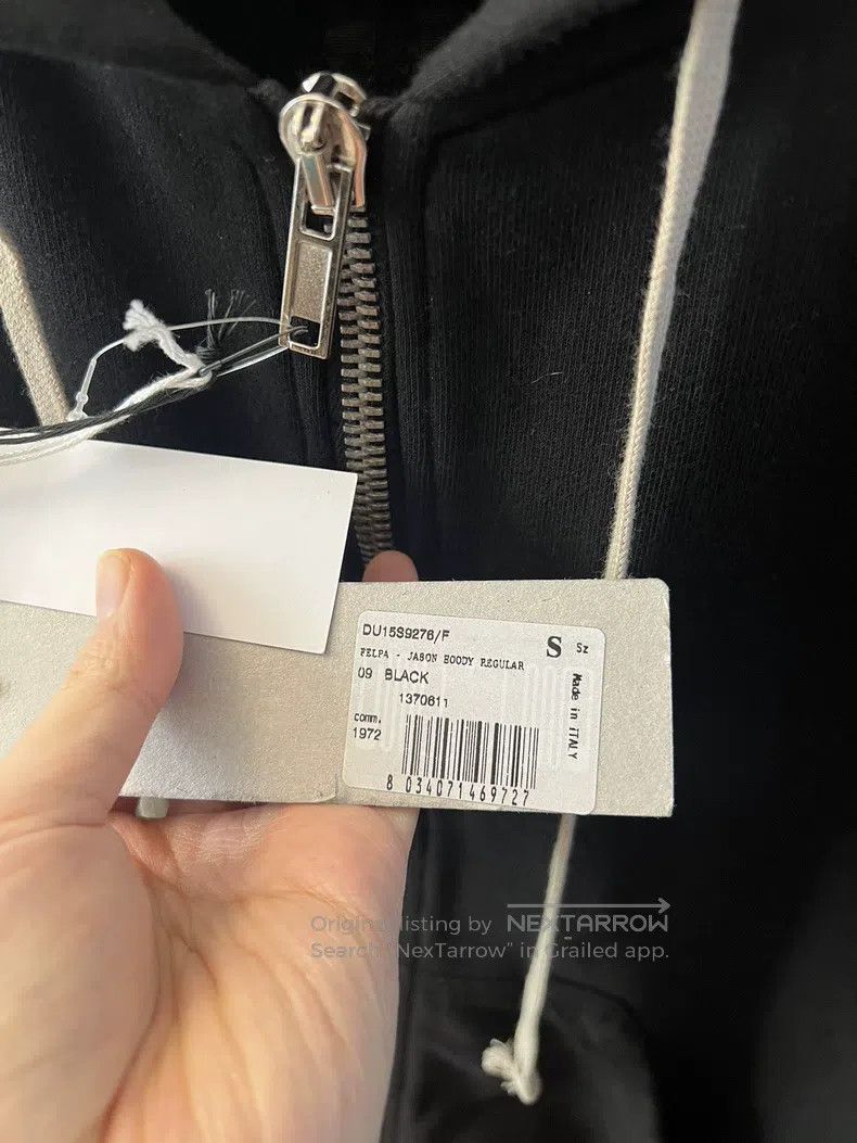 Rick Owens Rick Owens Zip and fleece hoodie Size US S / EU 44-46 / 1 - 3 Thumbnail