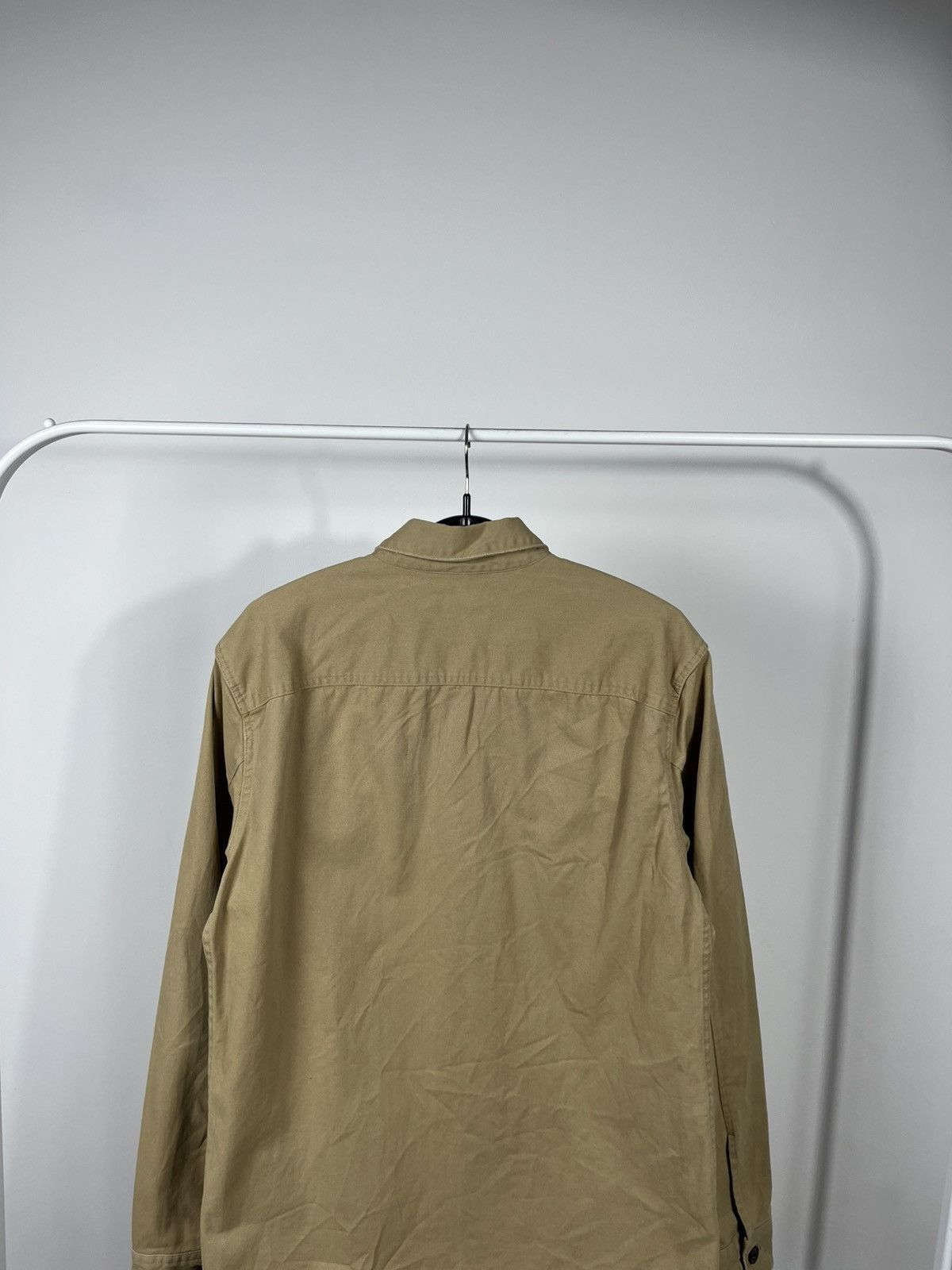 Allsaints AllSaints Khaki Cotton Button Up Overshirt Jacket L Size US L / EU 52-54 / 3 - 11 Thumbnail