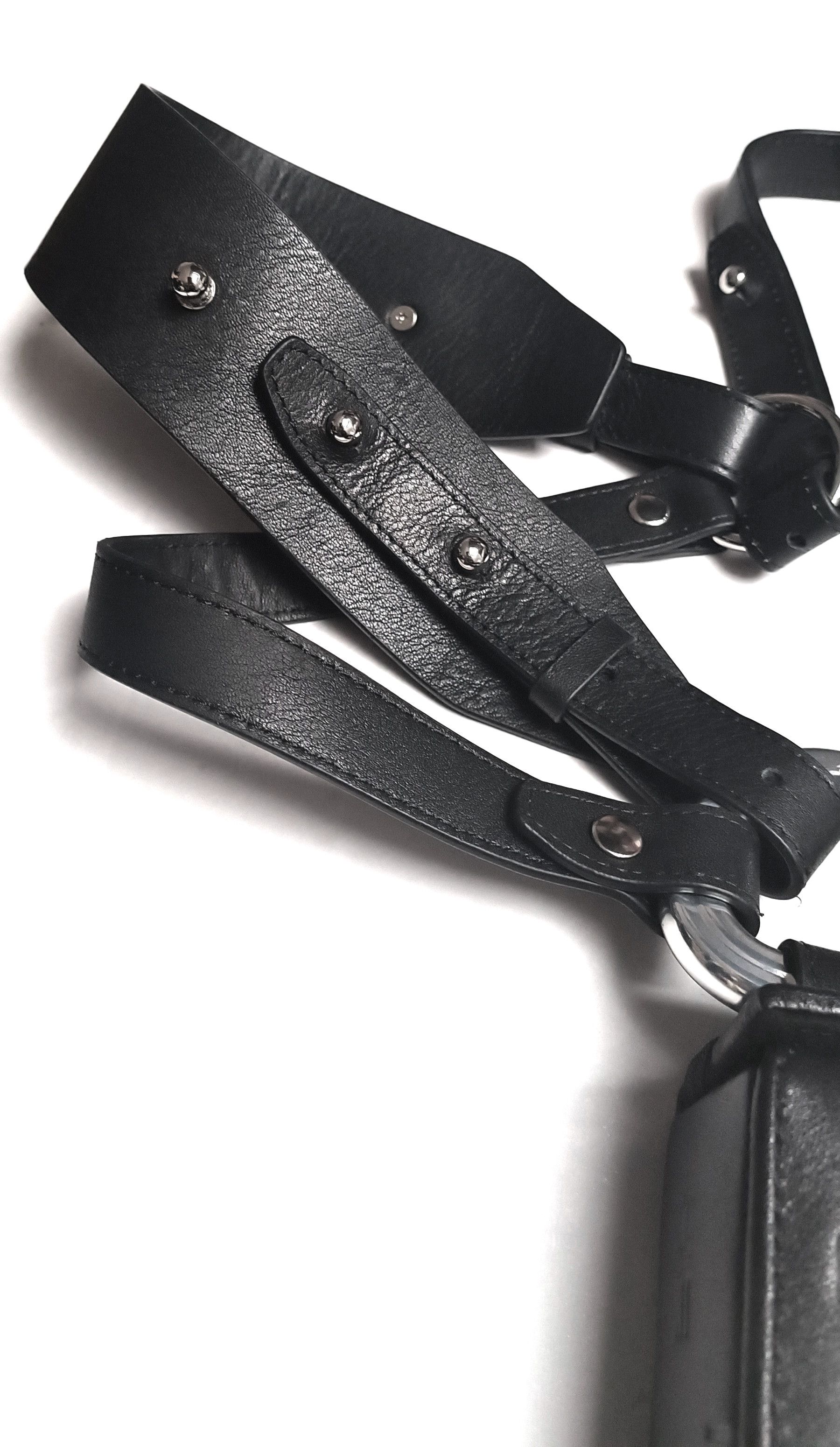 Heliot Emil AW20 LEATHER CARABINER MONOGRAM PHONE SLING BAG Size ONE SIZE - 12 Thumbnail