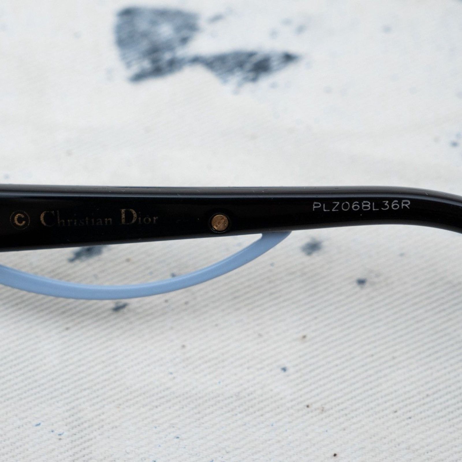 Dior × Raf Simons Iconic dior cat eye by raf simons black cd logo sunglasses Size ONE SIZE - 5 Thumbnail