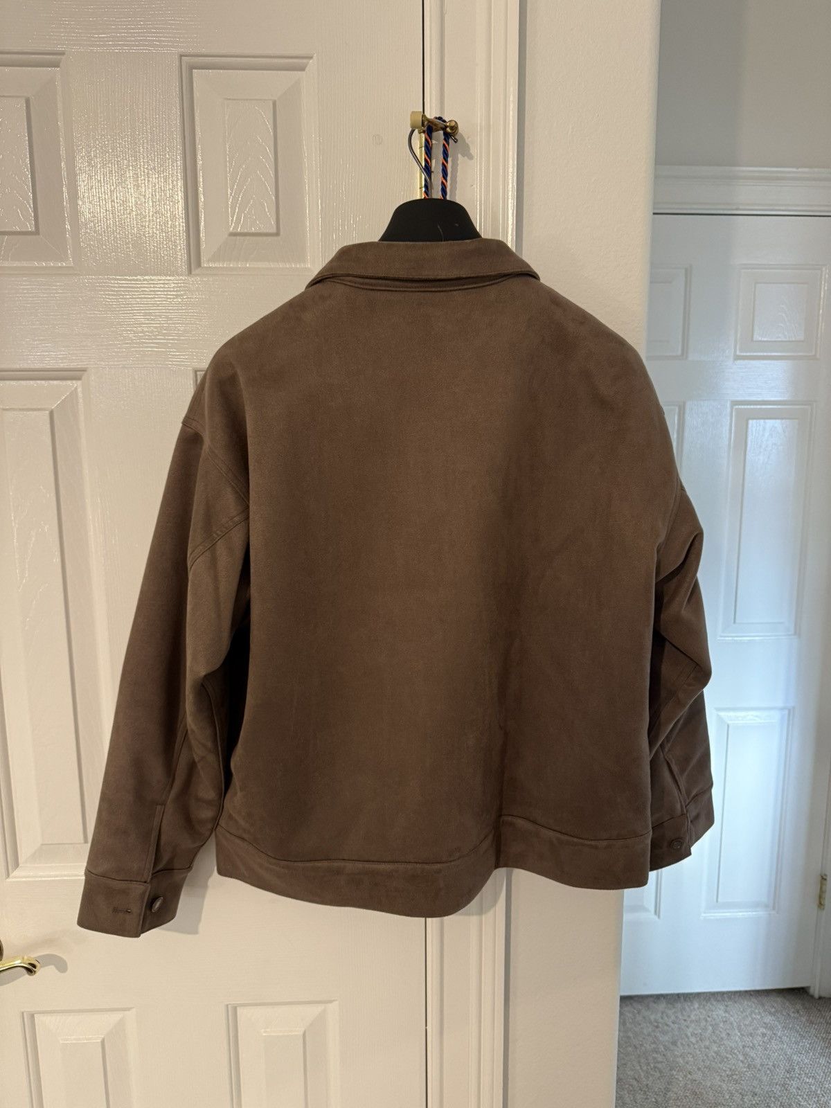 Other Korean Brown Suede Jacket Size US L / EU 52-54 / 3 - 3 Thumbnail