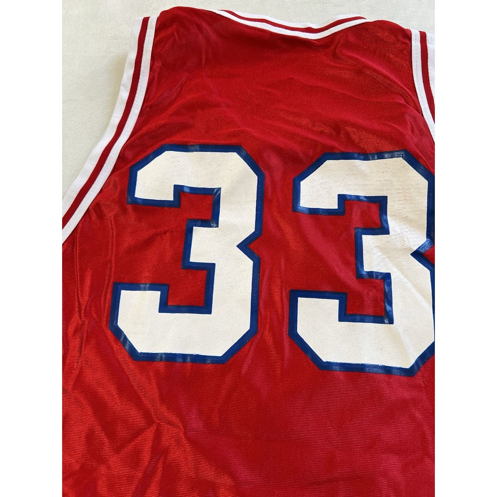 Wilson Vintage Wilson Made In USA Basketball Jersey Size XL “Lancer Size US XL / EU 56 / 4 - 7 Thumbnail