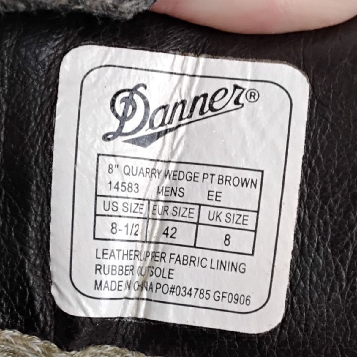 Danner Danner Work Hiking Boots Men's 8.5 Brown Leather Scuffed Size US 8 / EU 41 - 9 Thumbnail