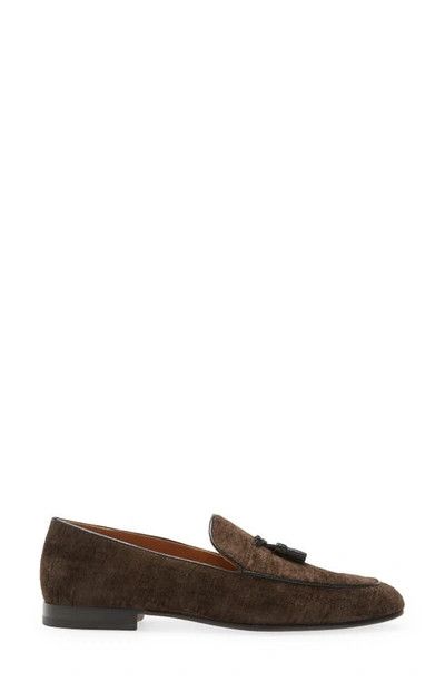 o1w1db10724 Velvet Loafers in Brown