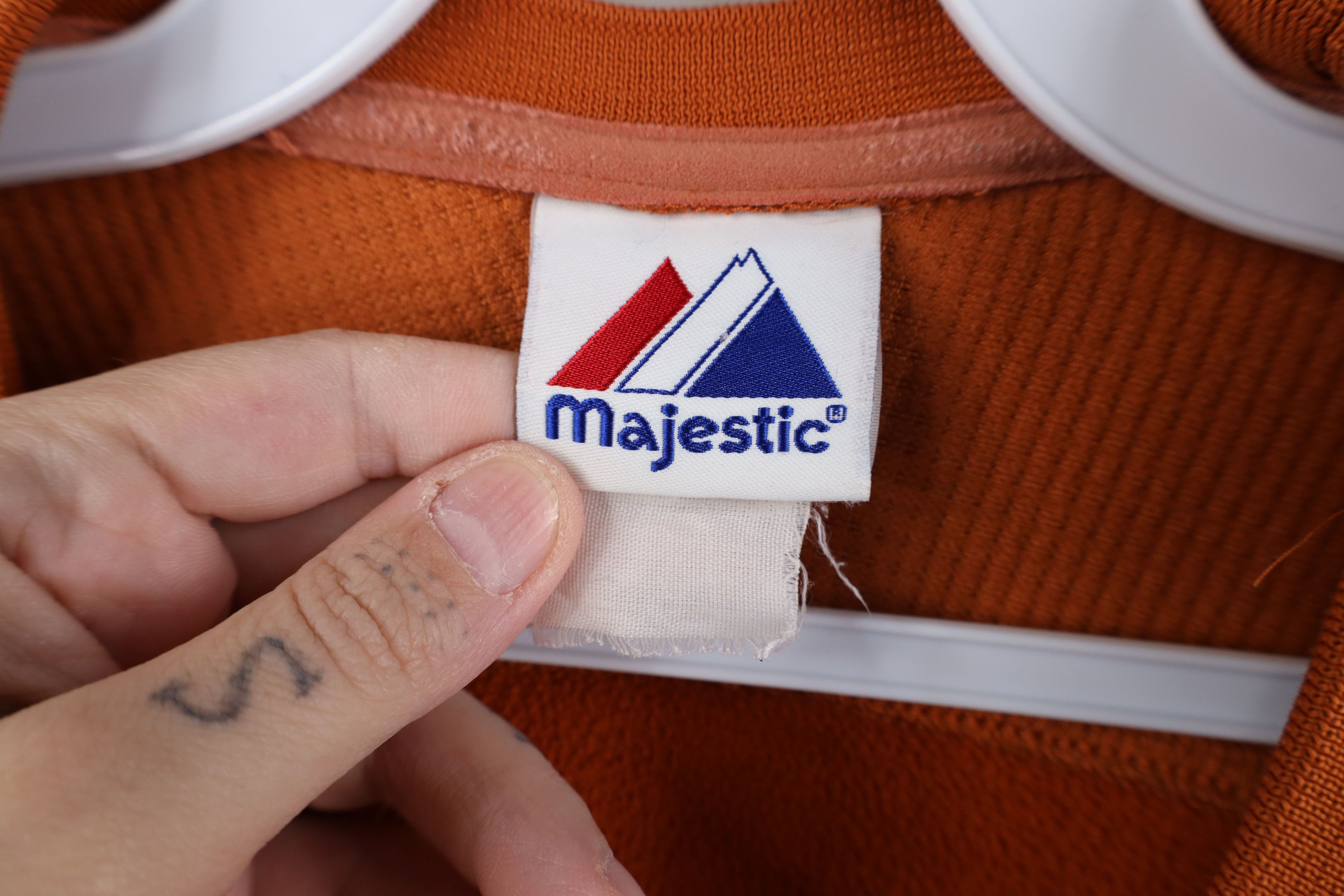 Majestic Vintage Majestic Baseball Thermal Waffle Knit Sweatshirt Size US XXL / EU 58 / 5 - 5 Thumbnail