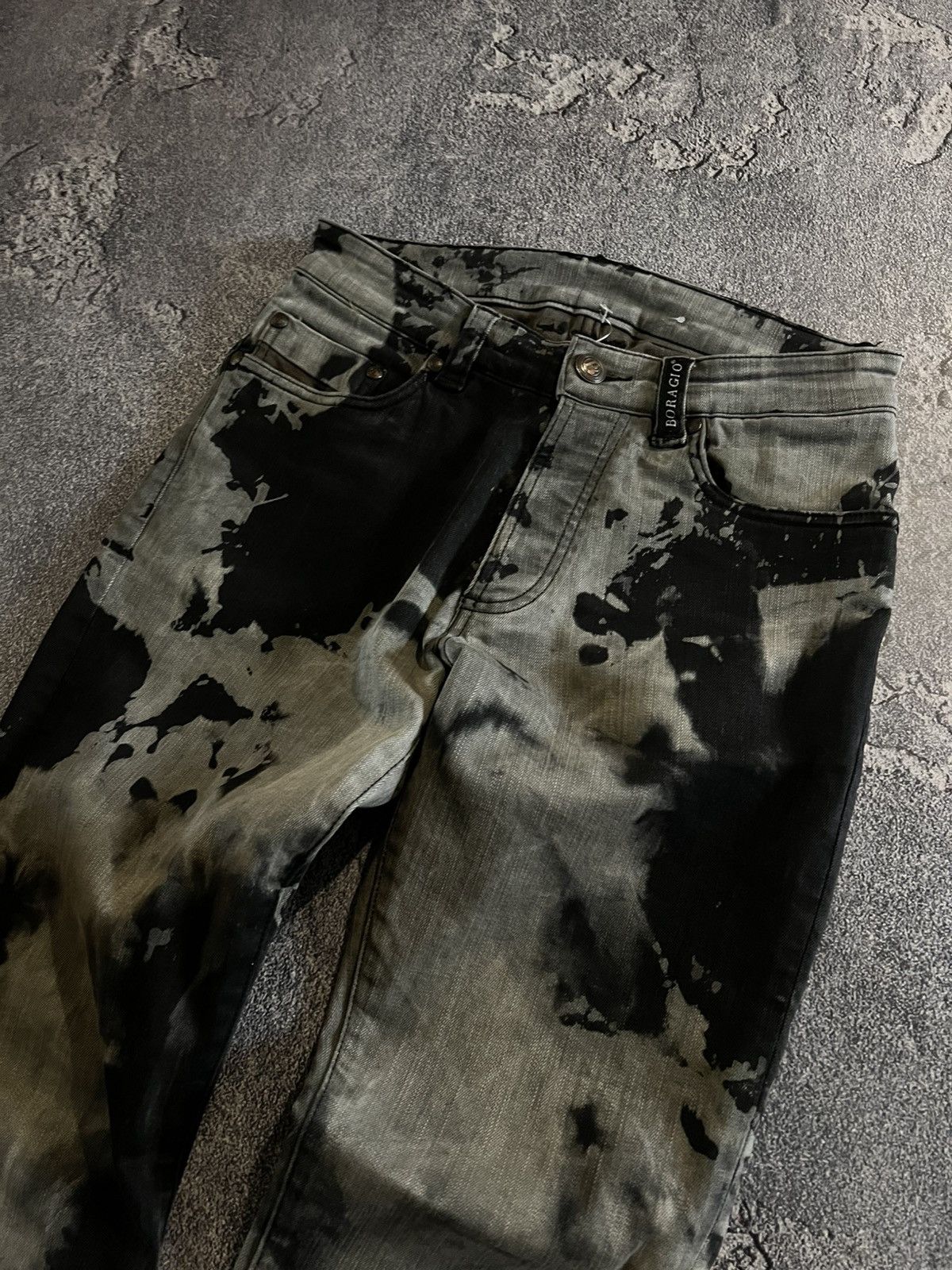 Vintage RARE Slim Fit Archive Jean / MultiDark Number Nine Style 90s Size US 30 / EU 46 - 5 Thumbnail