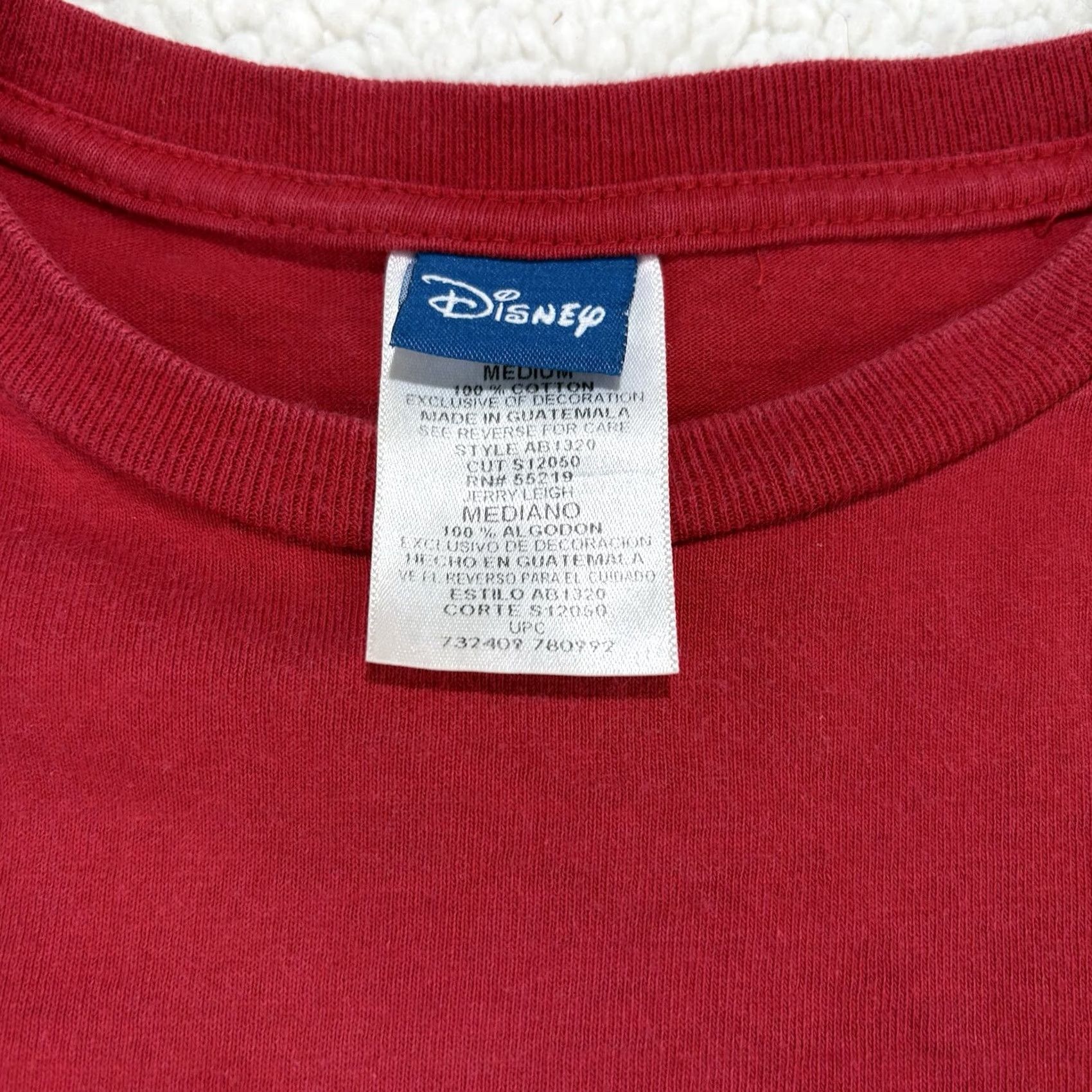 Disney VINTAGE Disney Grumpy Shirt Adult M Red 7 Dwarves Graphic Tee Size US M / EU 48-50 / 2 - 3 Thumbnail