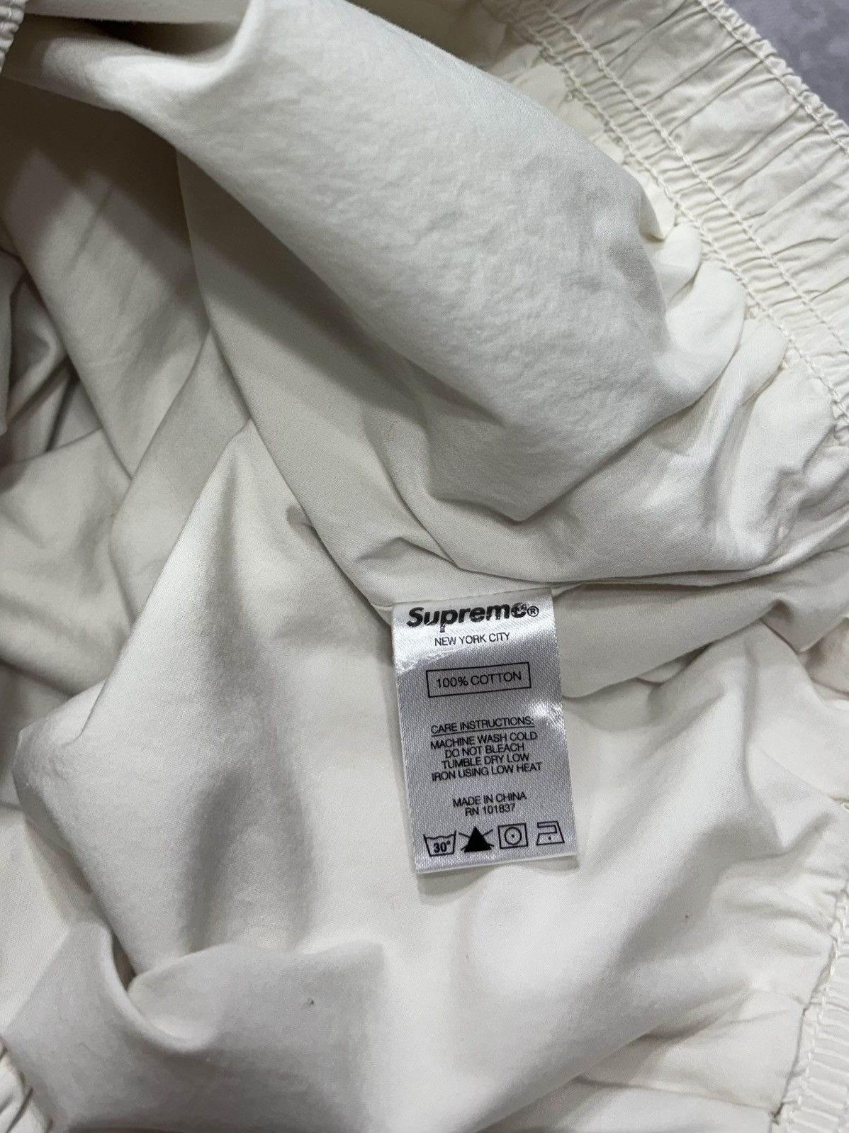 Supreme Supreme Cotton Cinch Pant - Stone (FW20) Size US 32 / EU 48 - 6 Thumbnail