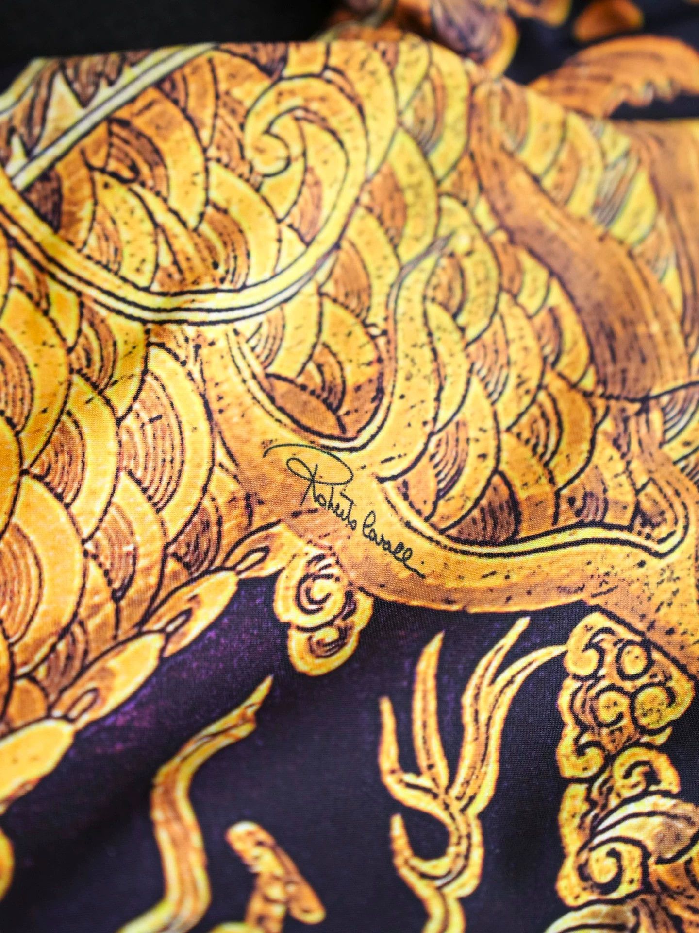 Roberto Cavalli Roberto Cavalli Vintage Dunhuang Print Slim Fit Dress Size M / US 6-8 / IT 42-44 - 9 Thumbnail