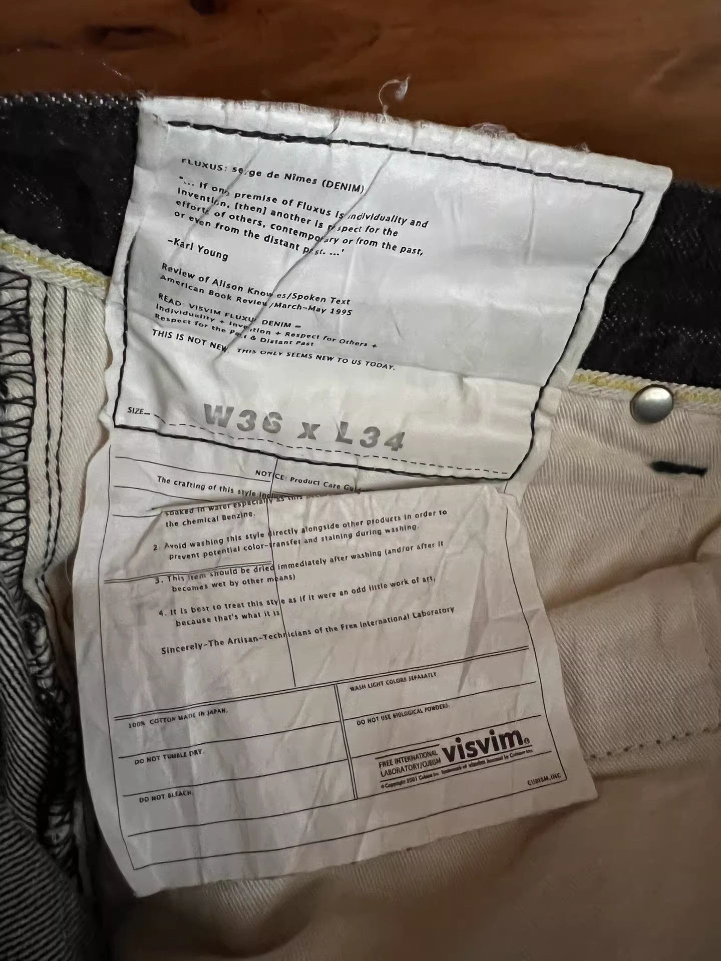 Visvim visvim Japanese-Made Black 05 Jeans Size US 34 / EU 50 - 7 Thumbnail