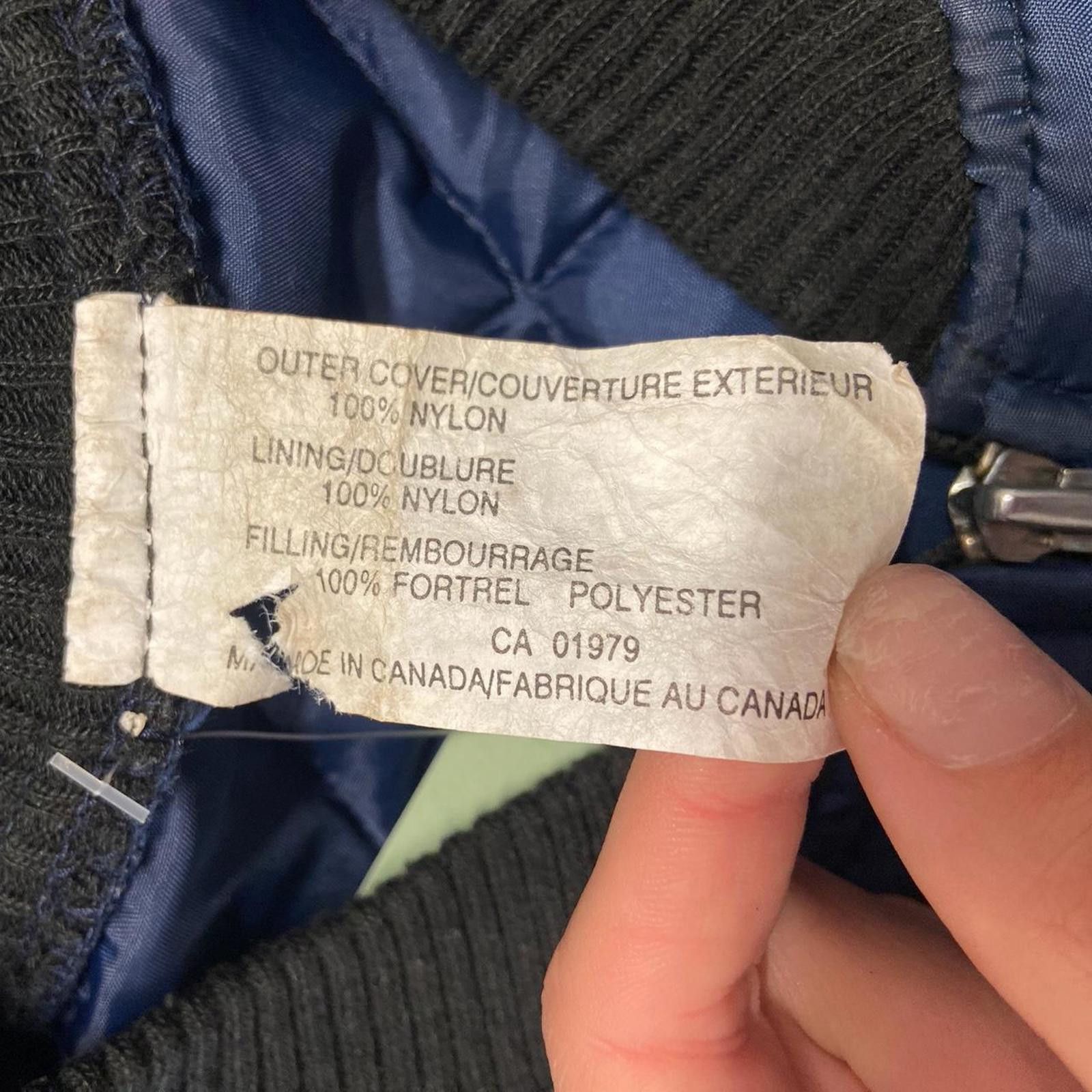Vintage Vintage Navy Blue Military Flight Jacket Size US L / EU 52-54 / 3 - 2 Thumbnail