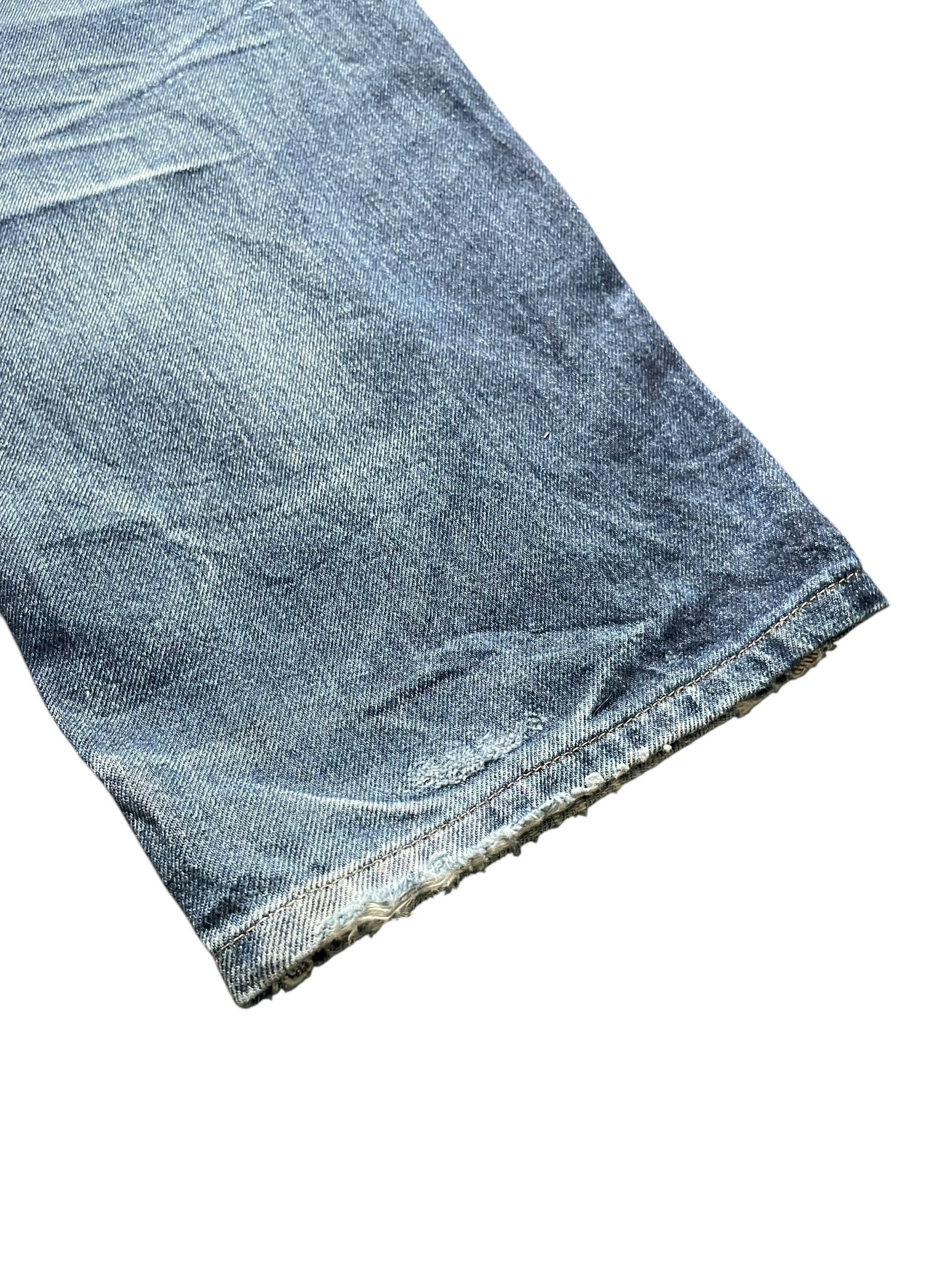 Japanese Brand Uniqlo Indigo Baggy Faded Denim Size US 36 / EU 52 - 17 Thumbnail
